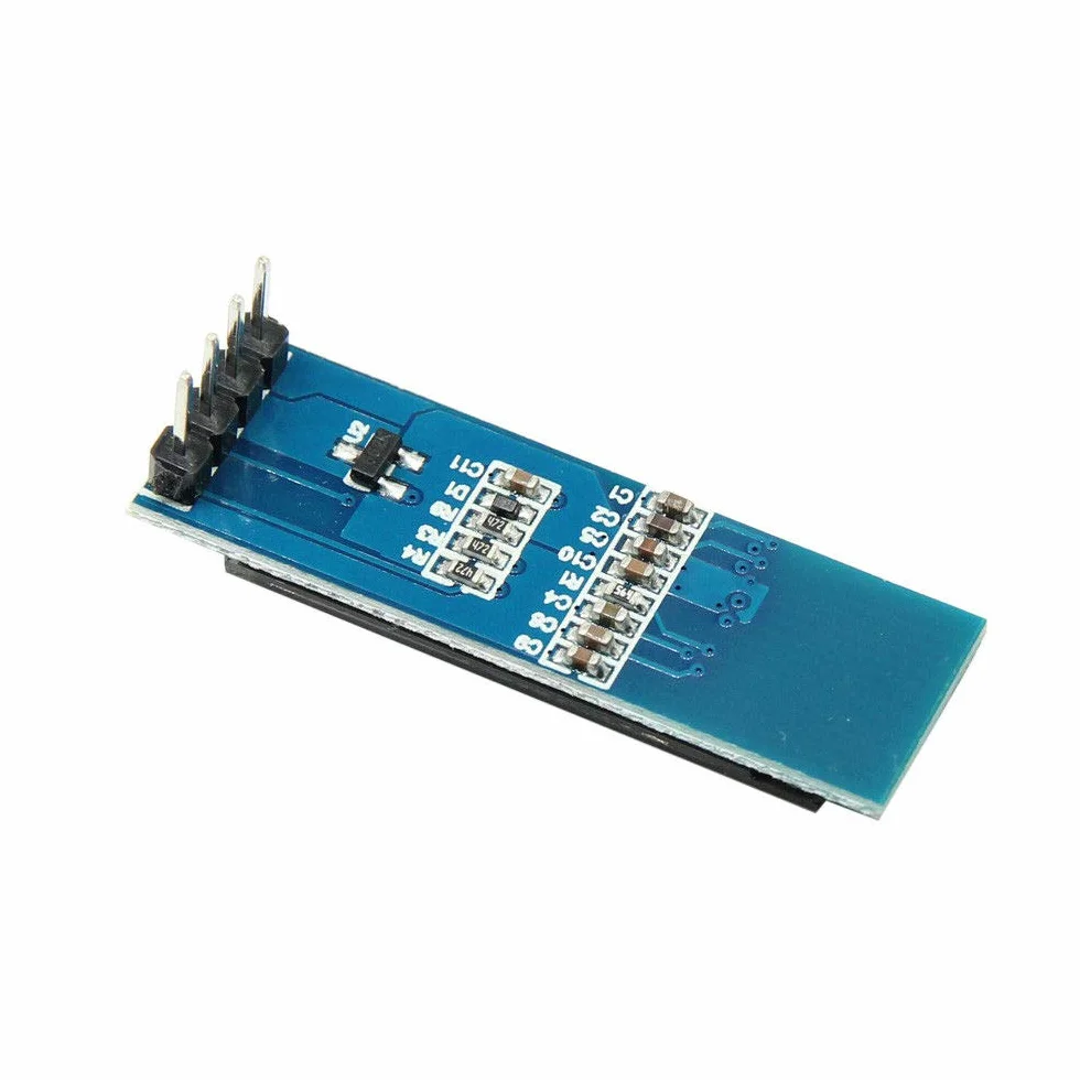 x2pcs 0.91 inch Blue 128X32 OLED LCD LED Display Module| 2 pz 0.91 Pollici 128x32 IIC I2C Display OLED LCD Blu Fai da Te Modulo OLED SSD1306 Driver IC DC 3.3 V 5 V per Arduino