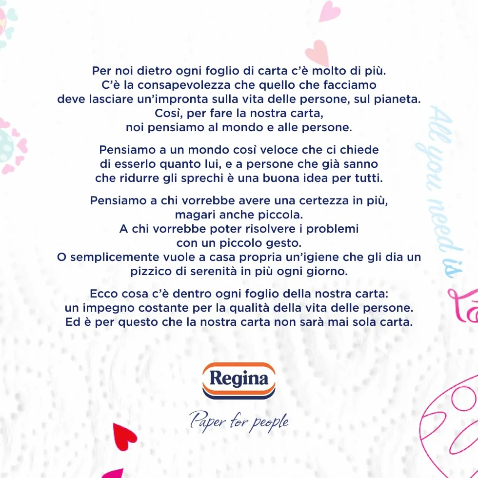 Regina di Cuori Carta Cucina 30 Rotoli 2 Veli 50 Fogli Assorbenza Spessa Resistente FSC