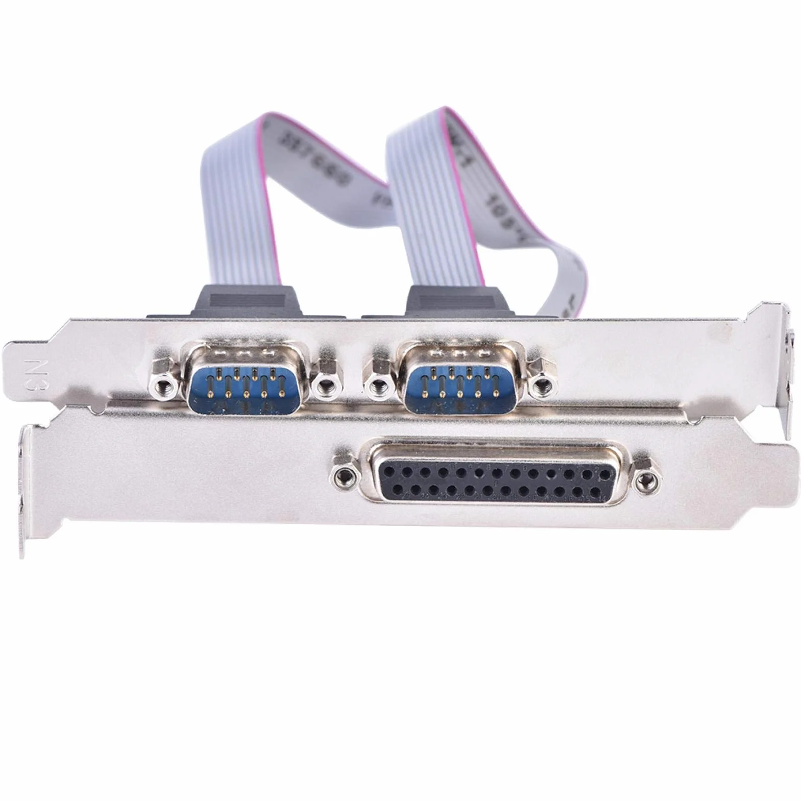 ASHATA Scheda Interfaccia PCI Express Seriale RS232 a 2 Porte, Porta Seriale PCI-E a Doppia Porta Seriale RS-232 + 1 per Porta LPT Parallela DB25, Adattatore Scheda Seriale RS232 PCIe per PC desktop