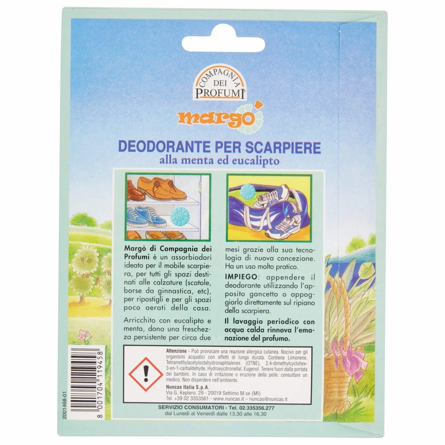 Nuncas Margò Deodorante Scarpiere 100ml