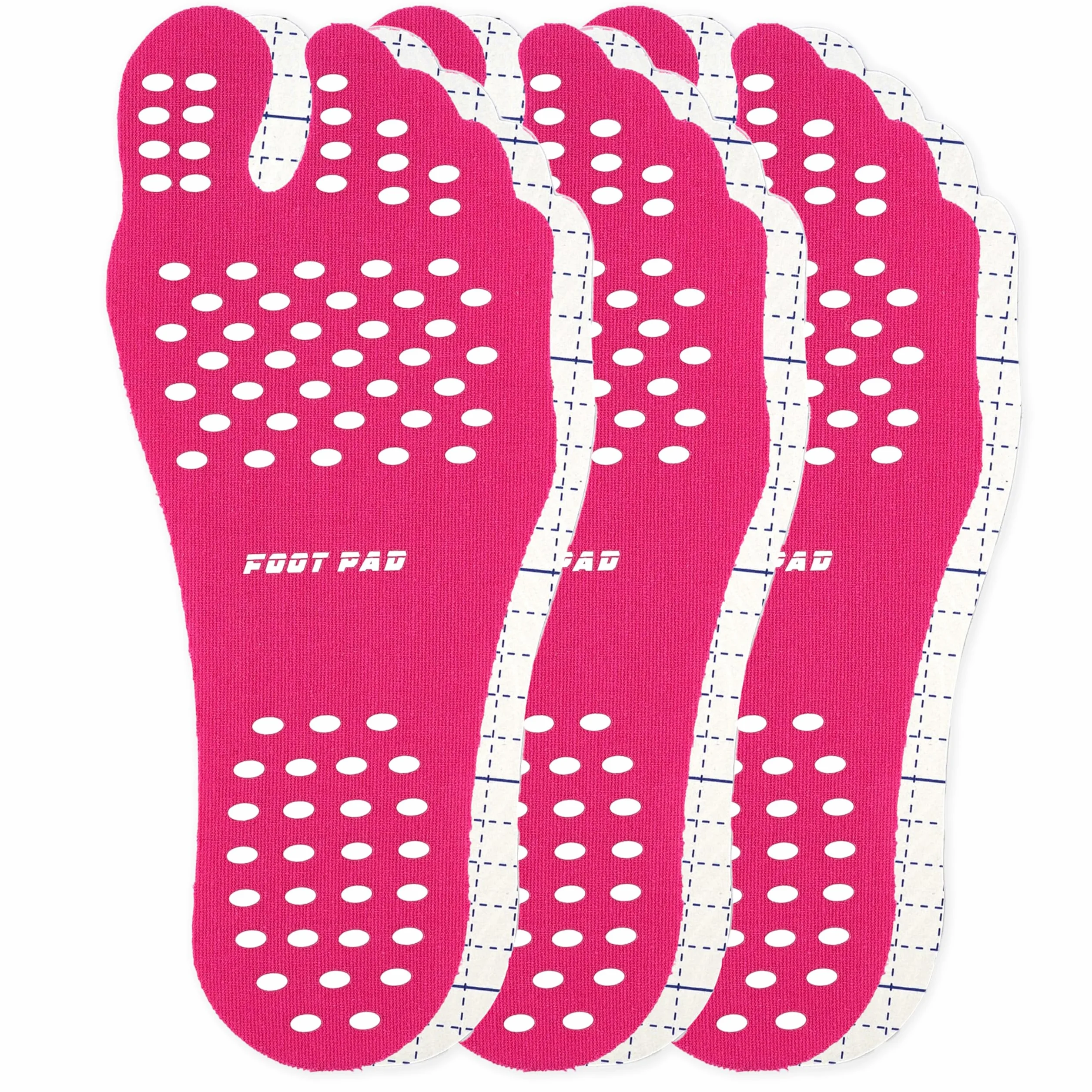 Beach Tape solette per piedi nudi cuscinetti adesivi antiscivolo impermeabili resistenti al calore rosa M 36-39