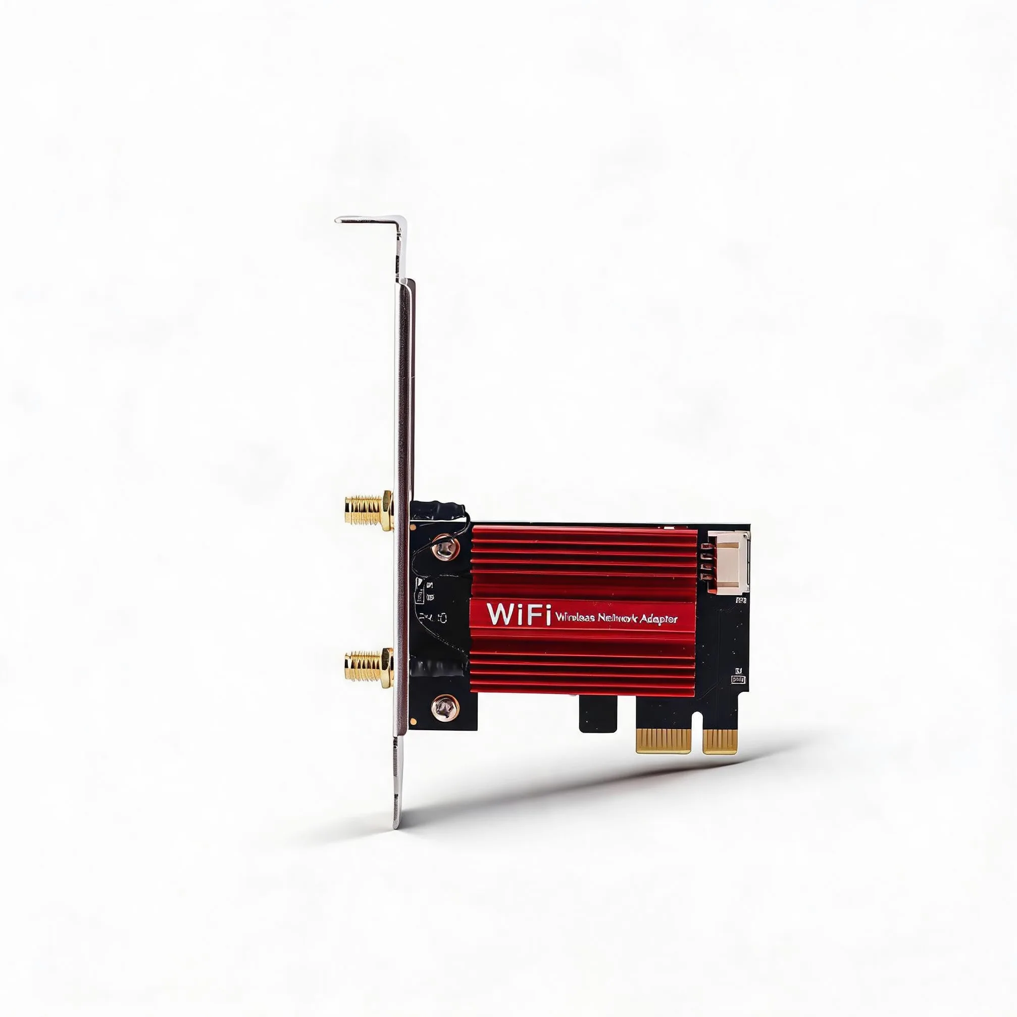 Scheda WiFi PCIE, Adattatore di Rete Dual Band 2.4G/5G 1200Mbps con Bluetooth 4.0, Doppia Antenna 10dBi per PC Desktop