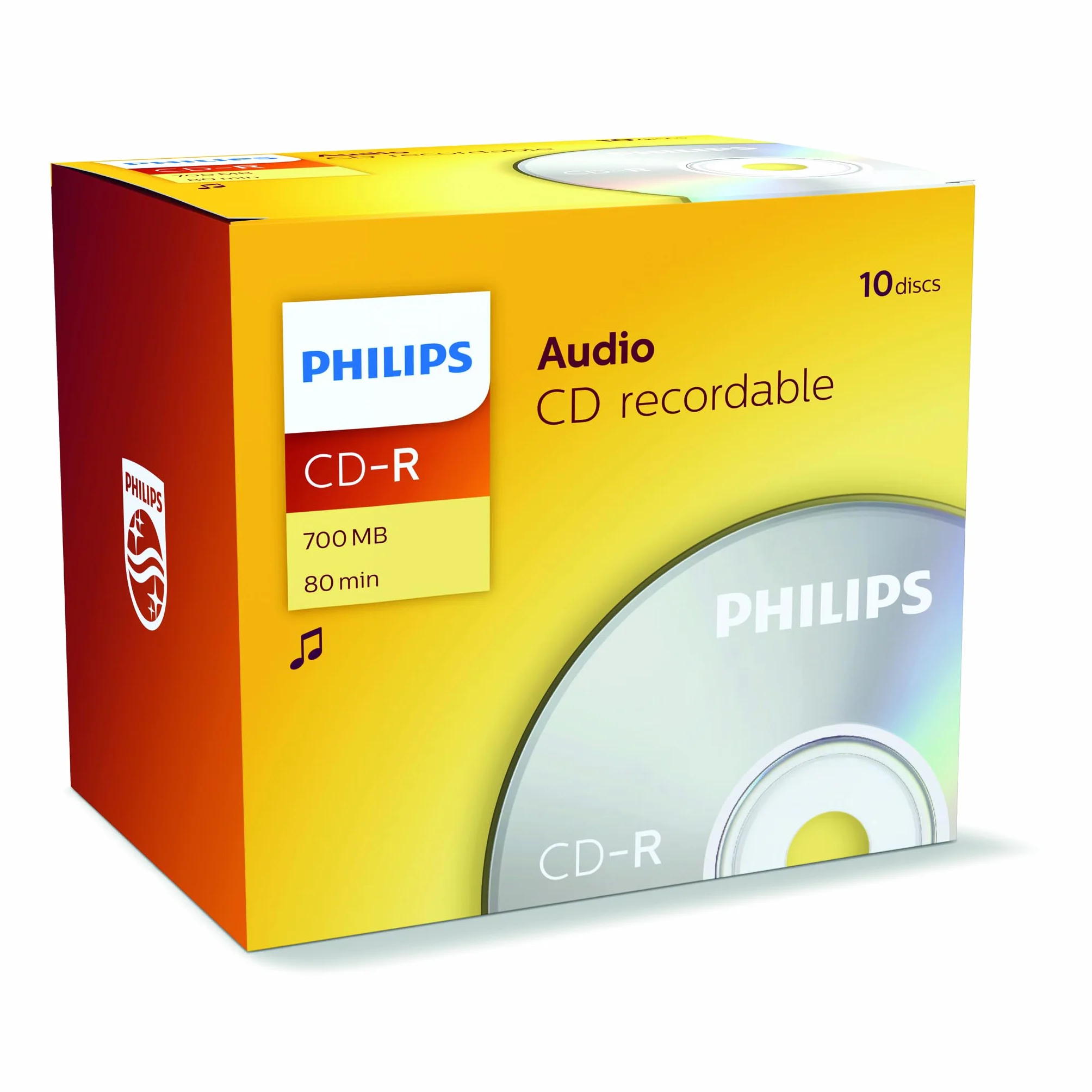 Philips Cd-R Audio 80Min Jewel Box Conf. 10