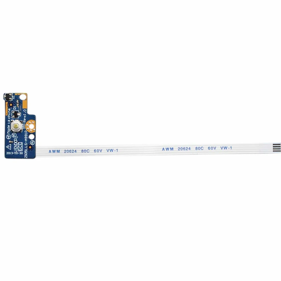 ZAHARA Scheda con Tasto Accensione Power Button Cavo Flat per HP 15G /15R /15H /15S /250 G3 /255 G3 /256 G3 LSA991P