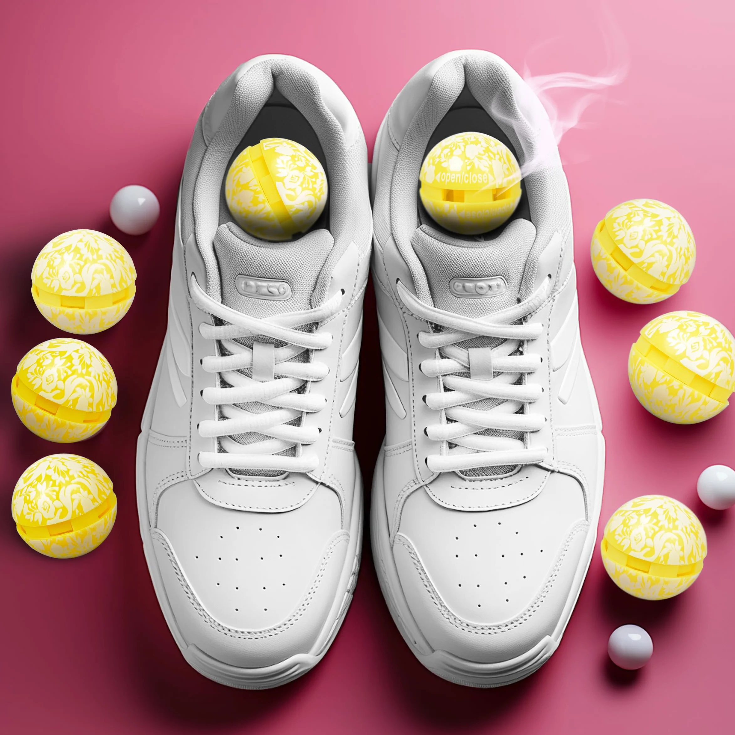 Palline Deodoranti per Scarpe Eco-Fused Pacco da 8 Neutralizza Odore Sudore