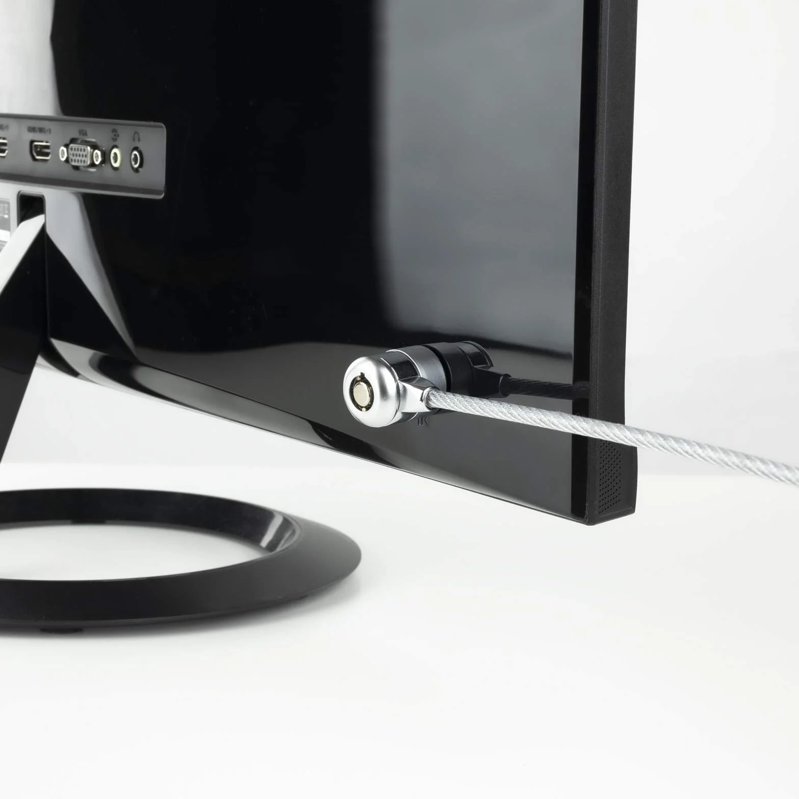TOOQ TQCLKC0025 - Cavo di sicurezza per laptop con chiave, argento, 1,5 metri