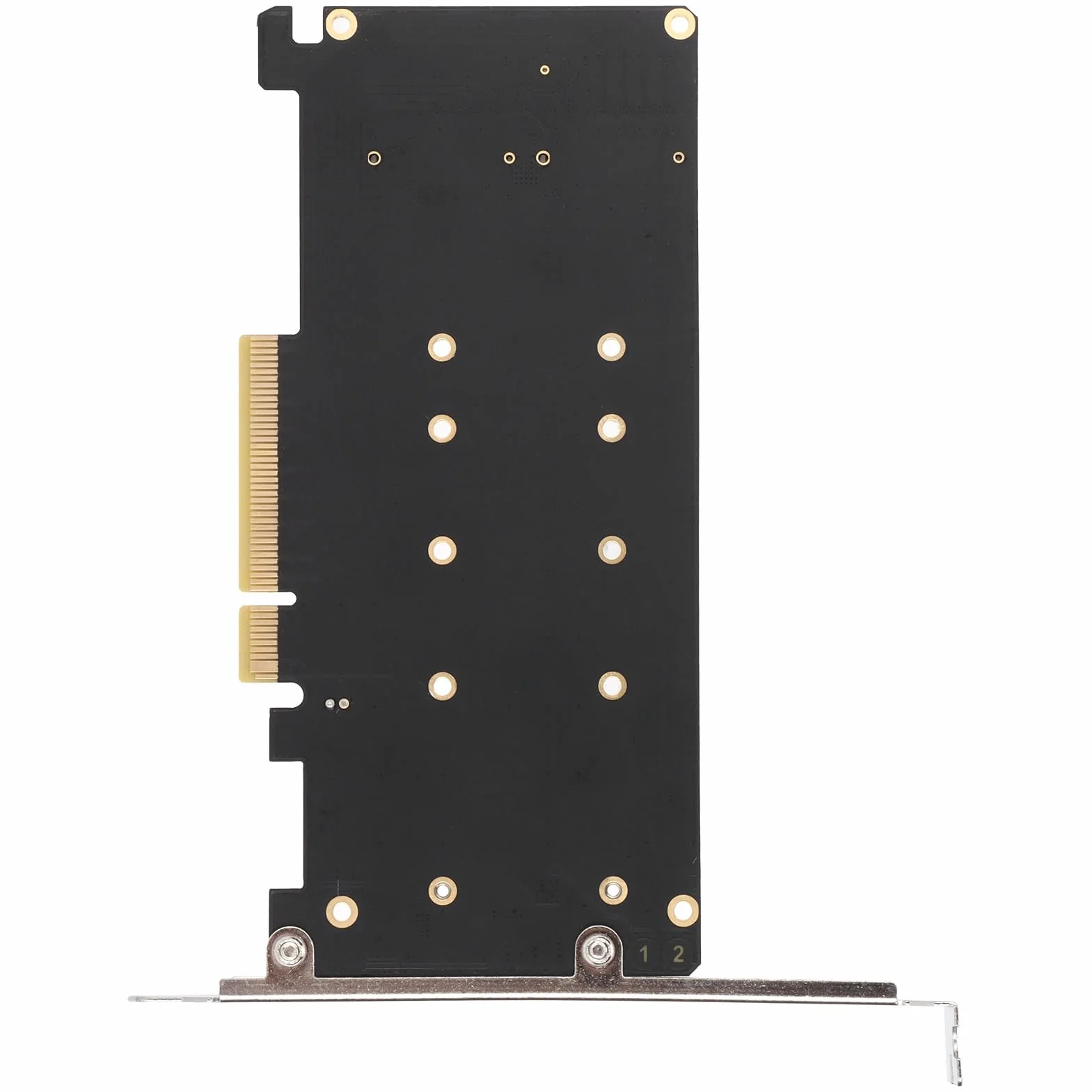 Topiky Scheda Adattatore Dual M 2 NVMe SSD a PCIE X8 M Key, Scheda di Espansione del Convertitore del Convertitore del Disco Rigido della Scheda Array di Divisione del Segnale, Scheda