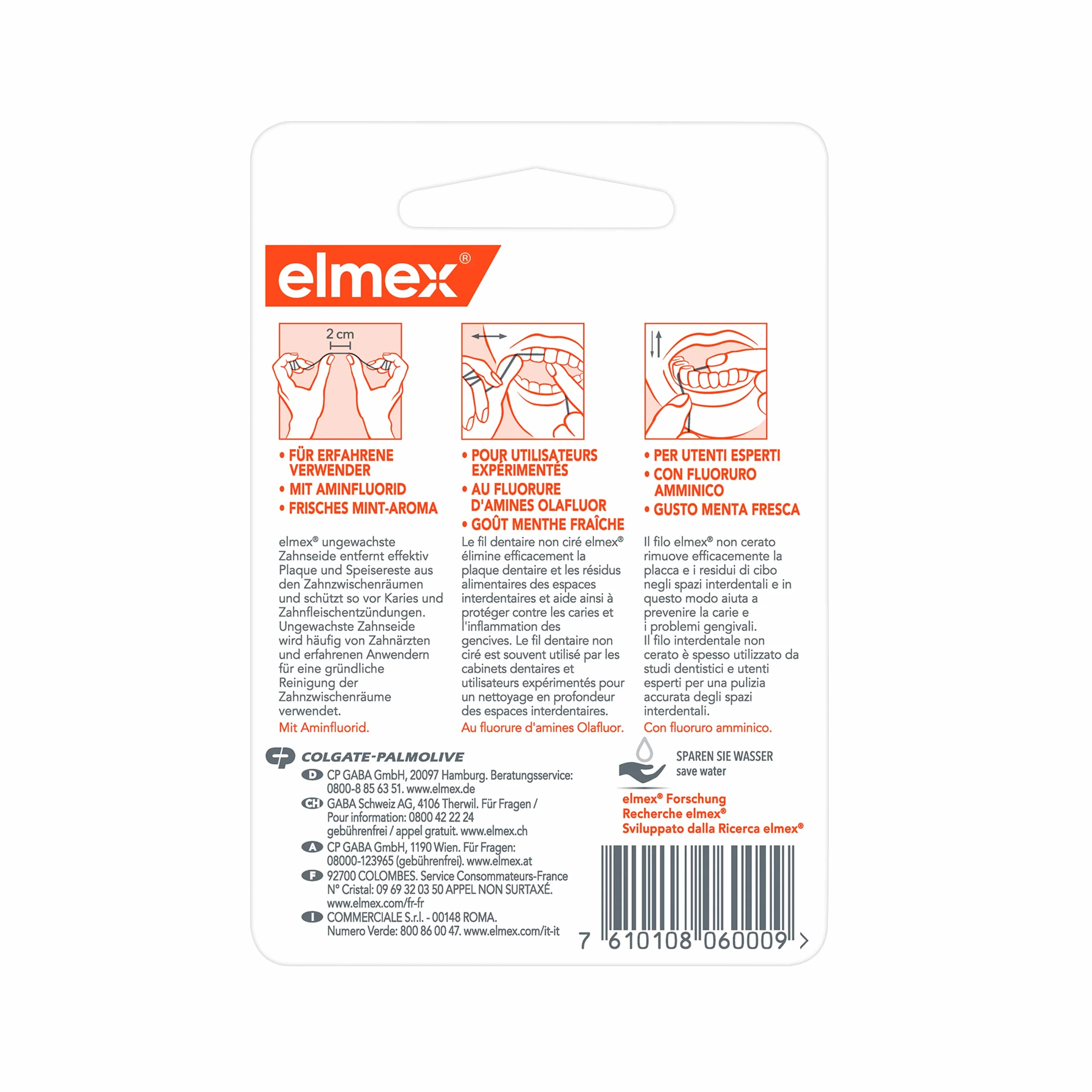 Elmex Filo Interdentale Non Cerato 50 m