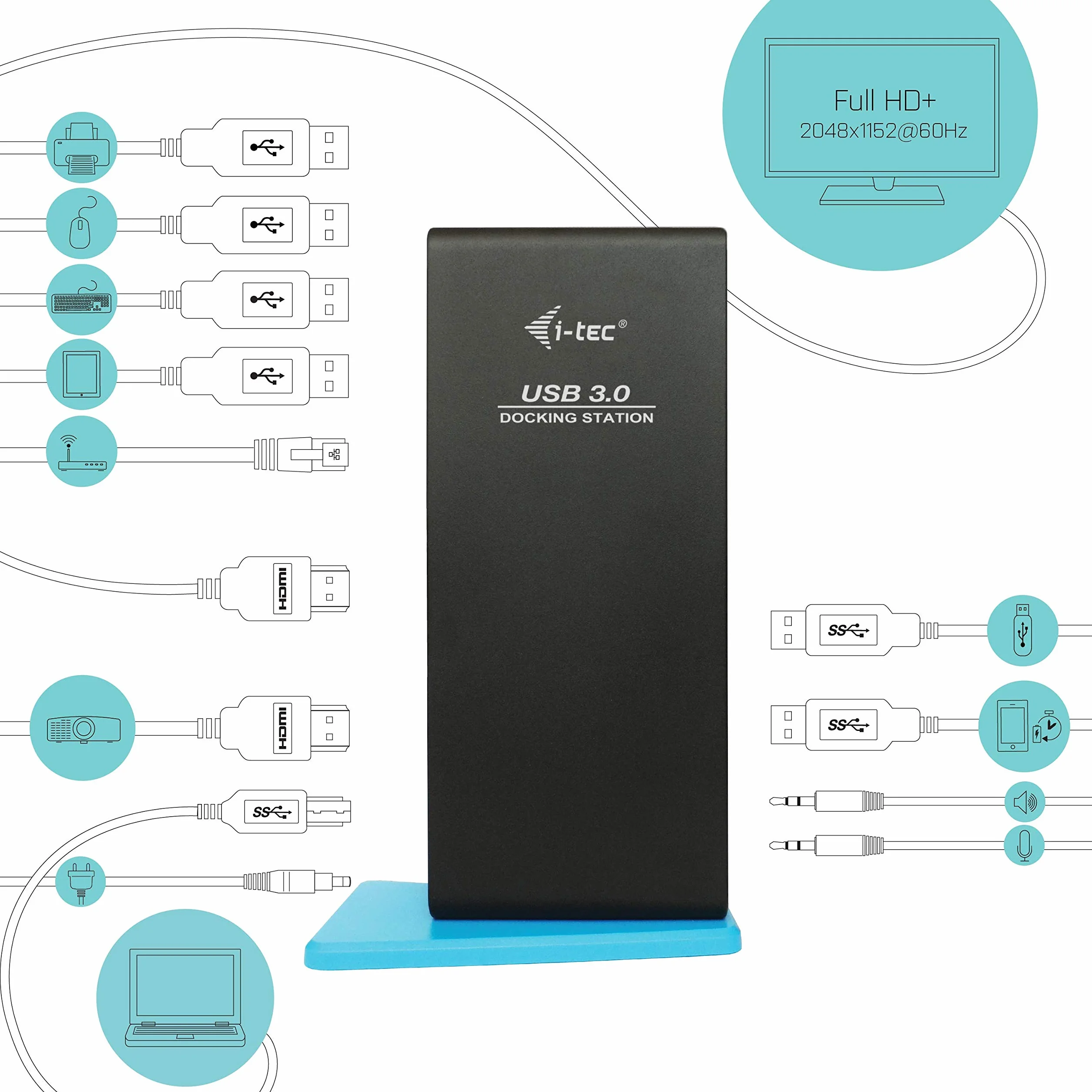 i-tec Docking station USB 3.0/USB-C Dual HDMI