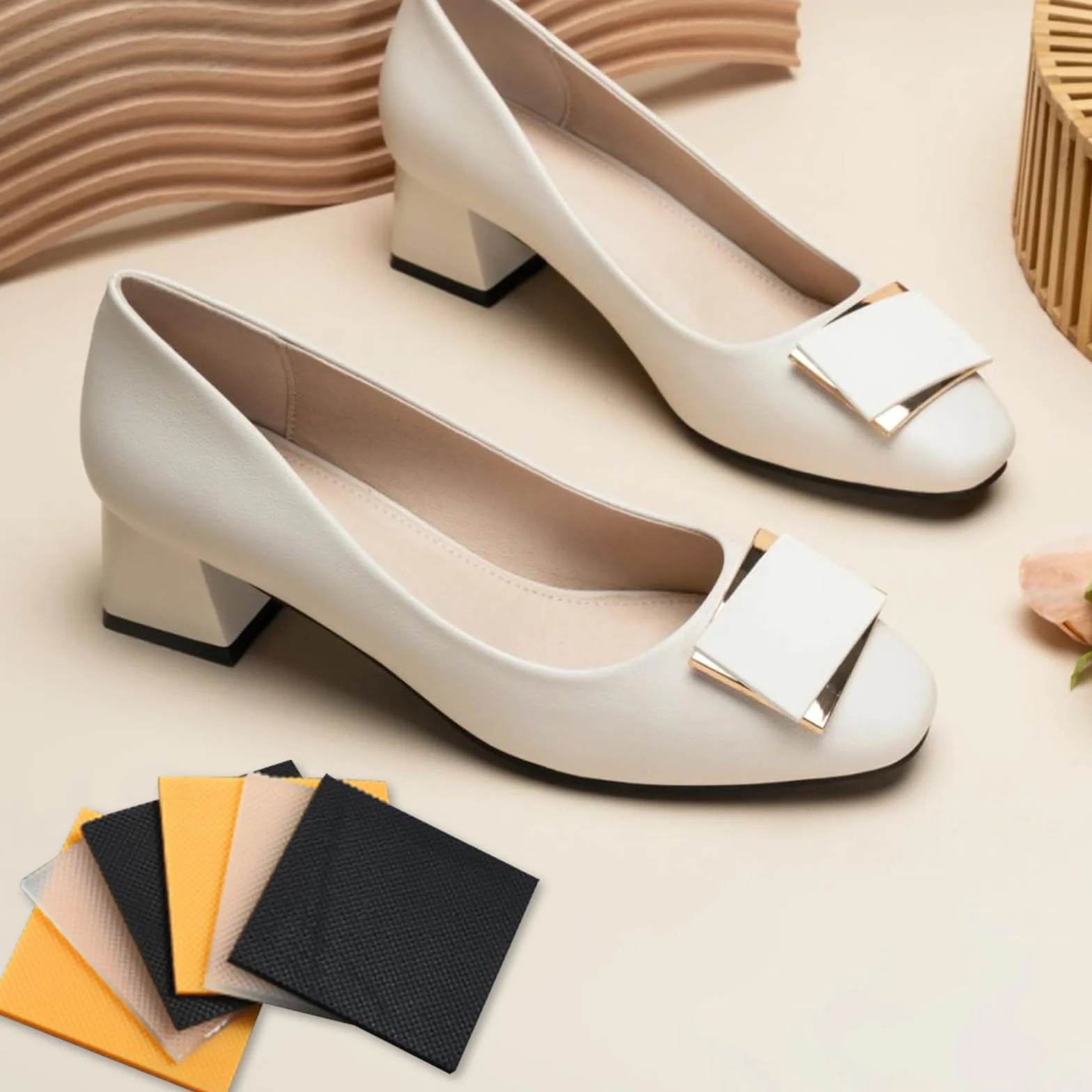 Scarpe col tacco alto kit riparazione suole antiscivolo protezioni punte cerotti spessi tacchi stivali suola quadrata