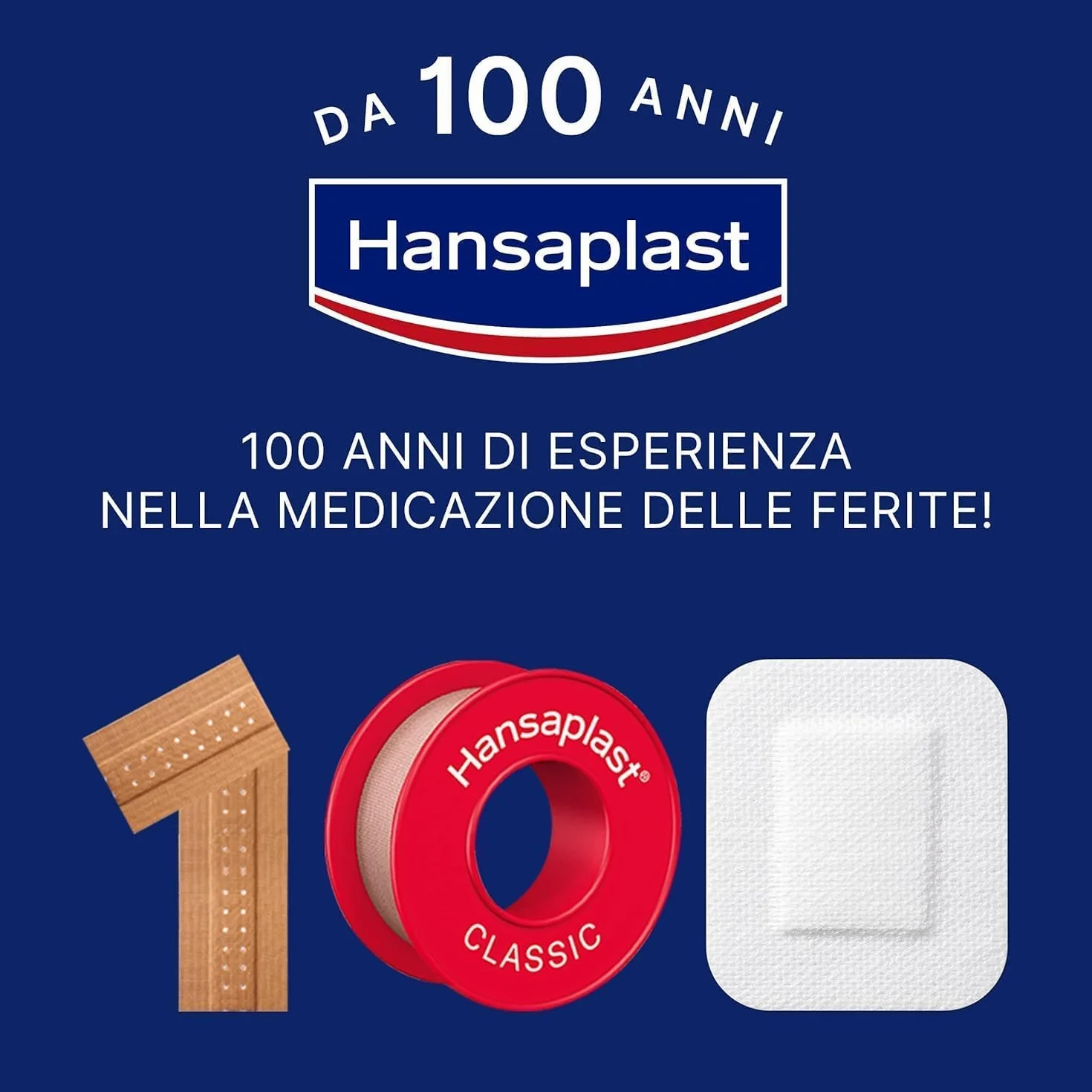 Hansaplast Cerotto rotolo su Rocchetto 5m x 2.5cm ipoallergenici per fissaggio bende compresse pelli sensibili