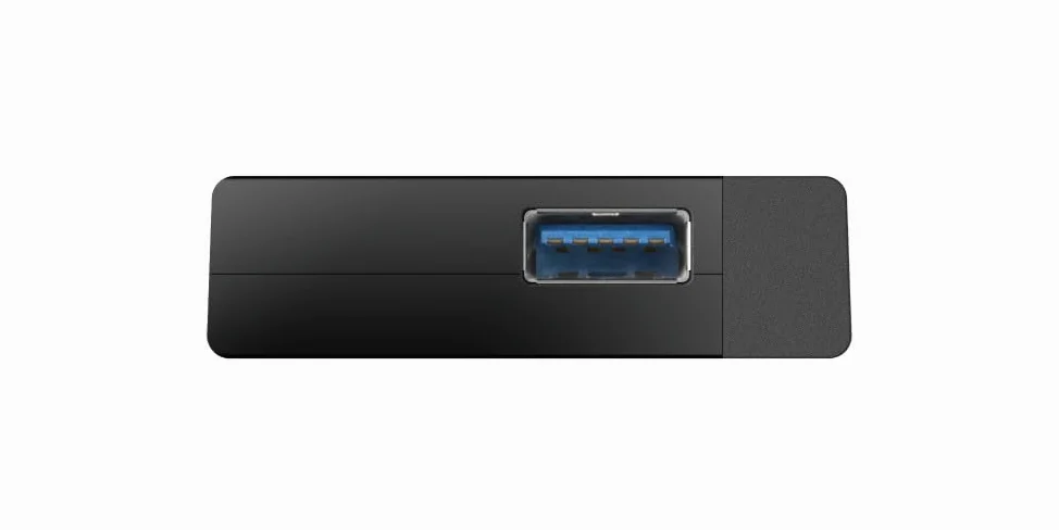 D-Link DUB-1340 Hub con 4 Porte USB 3.0, Velocità di Trasferimento fino a 4.8 Gbps, Design Moderno, Nero