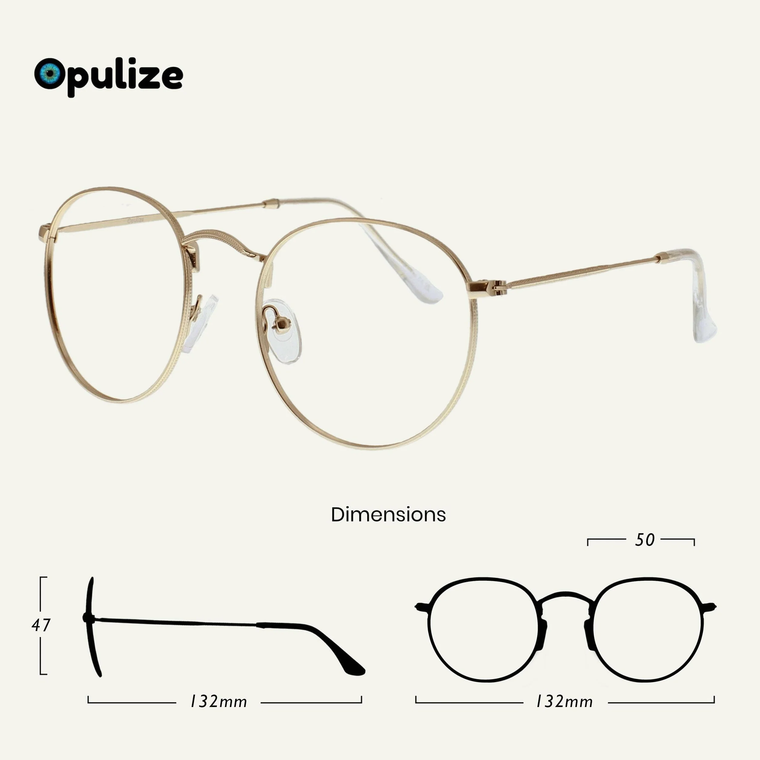 OPULIZE Sol Occhiali da lettura Unisex Adulto