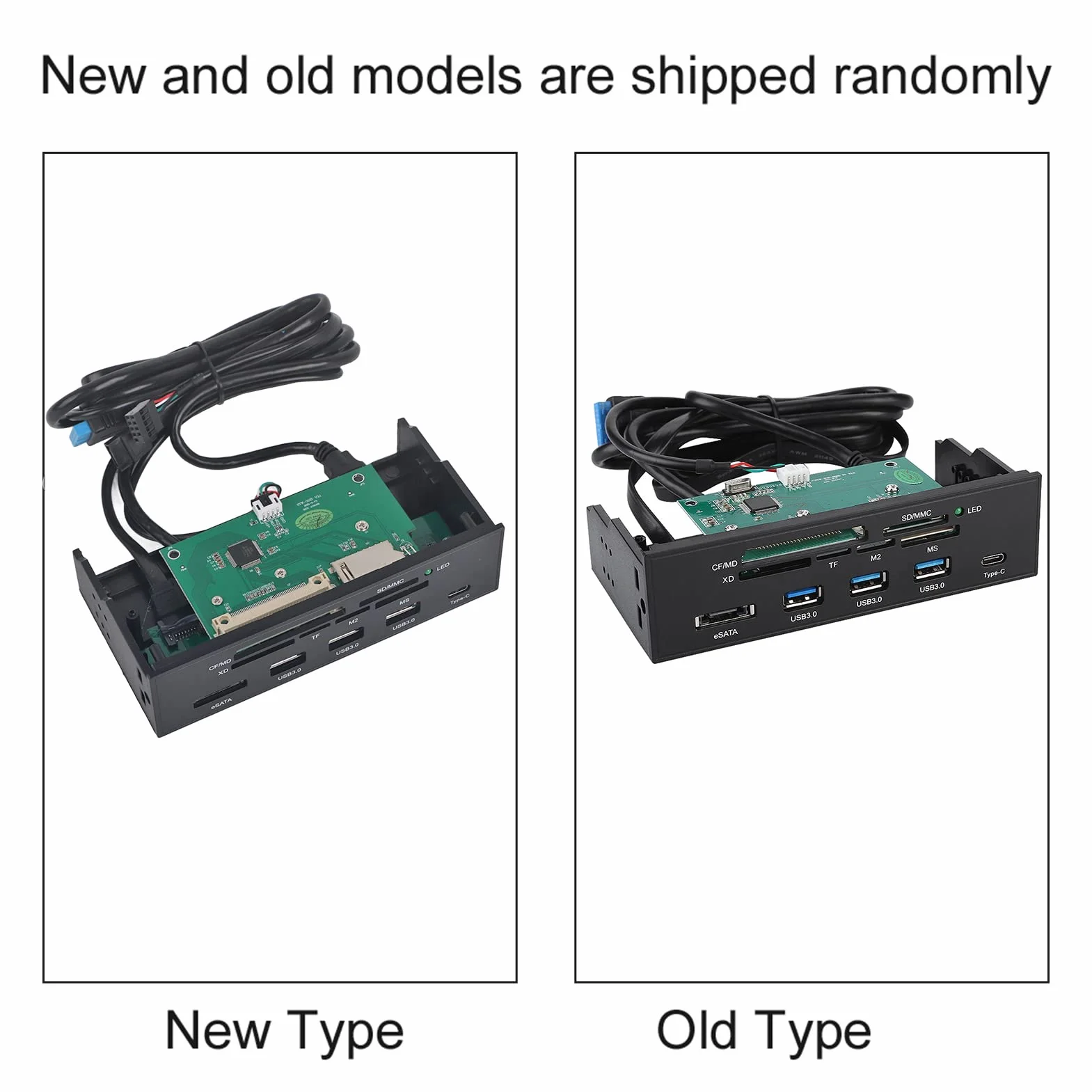 5.25" Internal Card Reader Multifunction with USB 3.0 for PC Front Panel