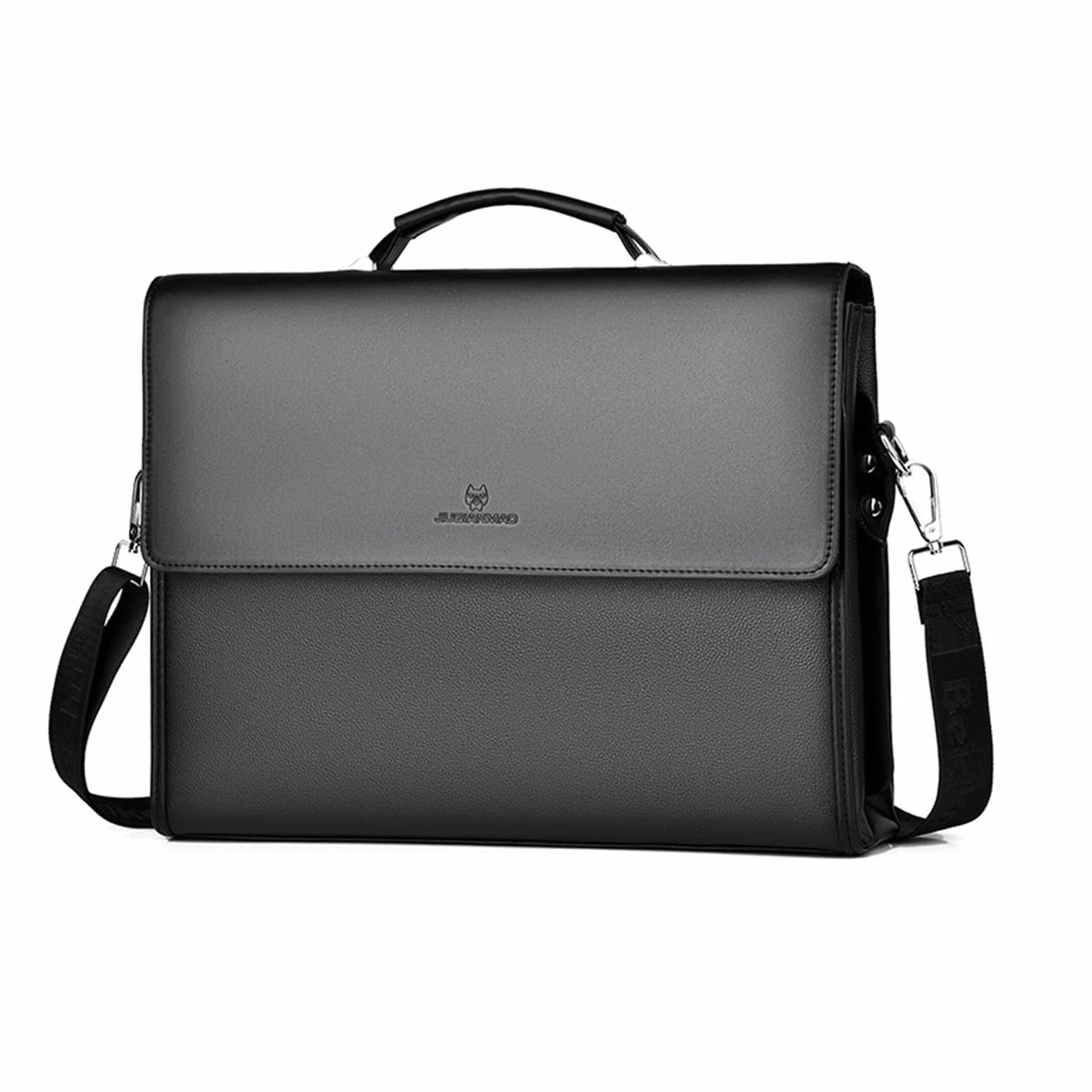 FANDARE Uomo Ventiquattrore 24 Ore Borsa a Tracolla PU Pelle Borse a spalla Business Borsa da giorno Sacchetto Borsetta per 12.9 pollice laptop Cartella Portadocumenti Crossbody Messenger Bag
