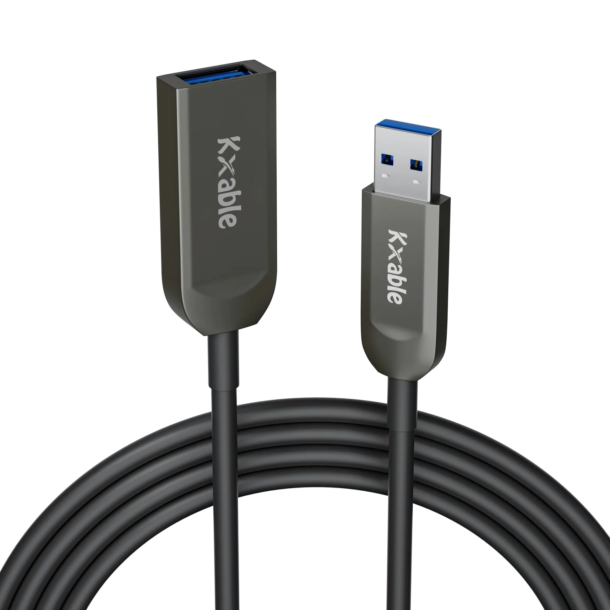 Kxable Cavo di prolunga USB 3.1 da 75 piedi, USB attivo ottico maschio a femmina, trasferimento dati ad alta velocità 10 Gbps, compatibile con USB 3.0 e USB 2.0