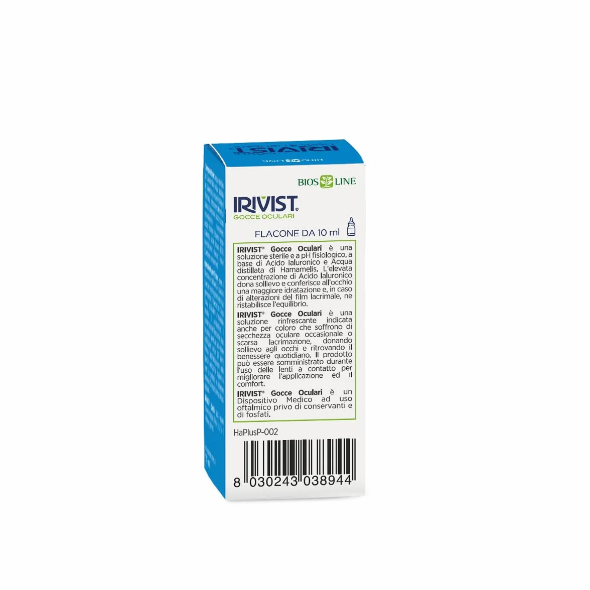 Irivist Gocce Oculari 10ml CE MDR 2017/745