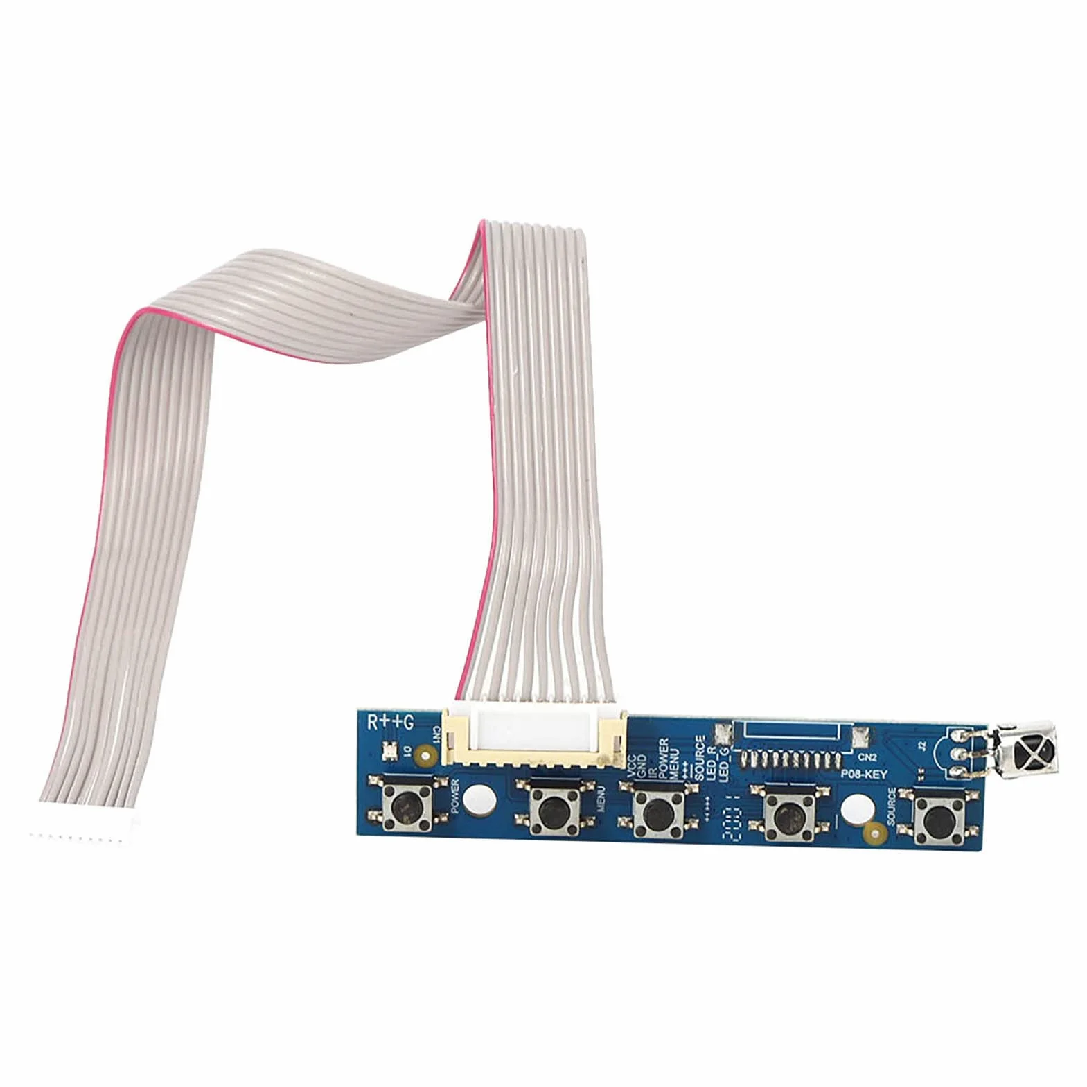 Fafeicy Scheda Controller HDMI per Schermo LCD 7 Pollici Kit Universale con Telecomando 1024x600 50 Pin 5V DC Materiale Cartone Sintetico