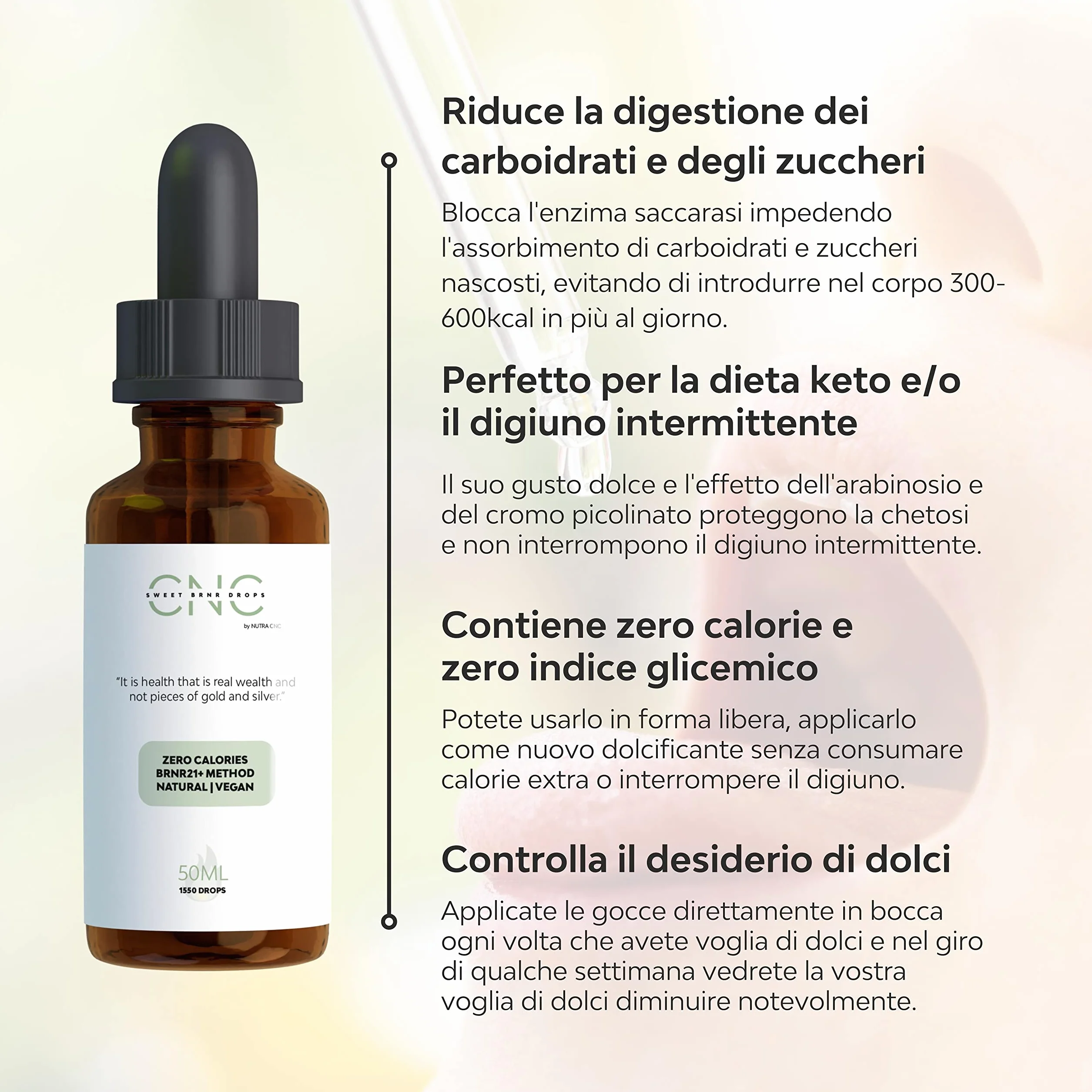 BRNR21+ Brucia Grassi Blocca Carboidrati Zuccheri 0 Calorie