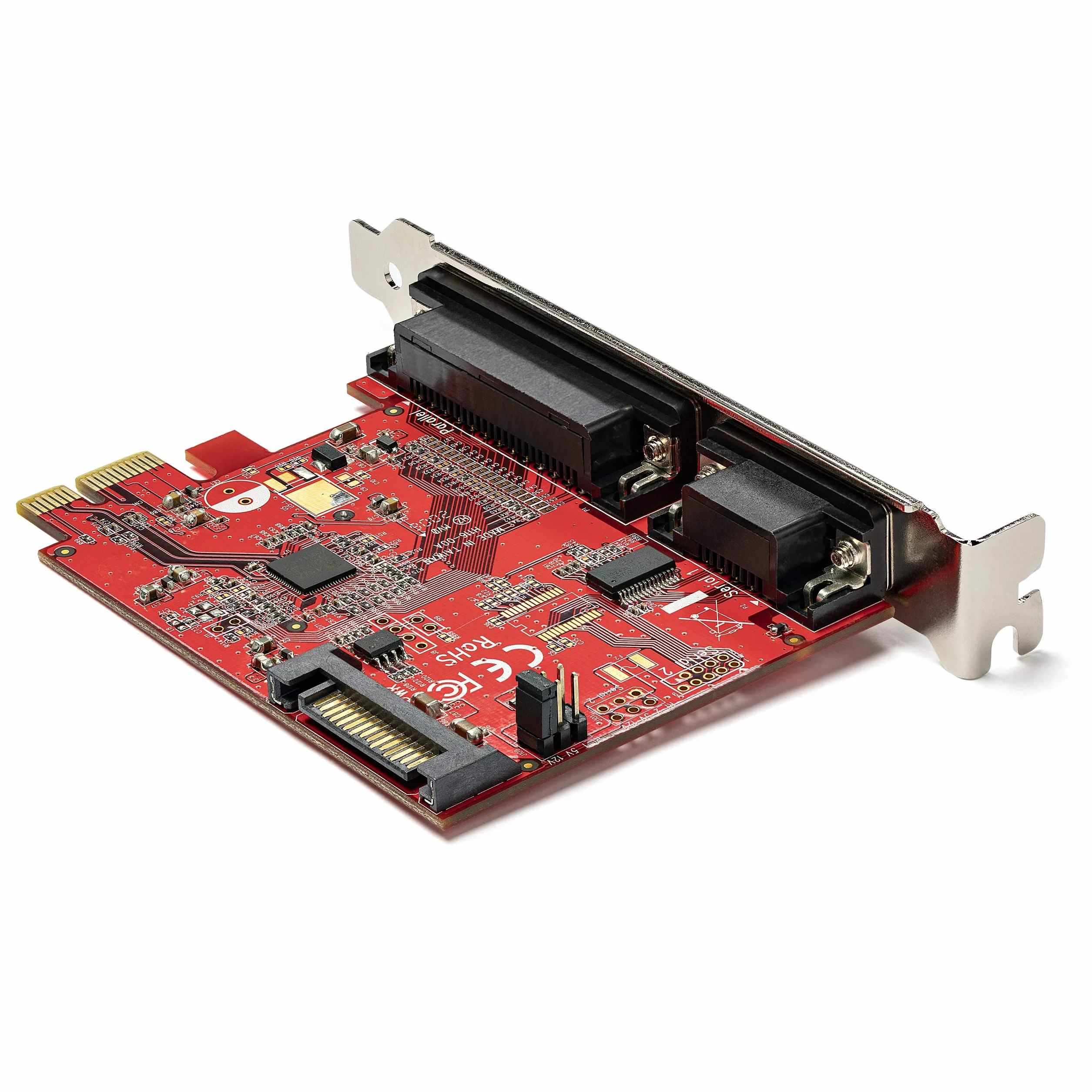 StarTech.com Scheda PCIe con porta parallela DB9 e porta seriale RS232, Scheda di espansione/controller PCI Express Combo (PEX1S1P950)