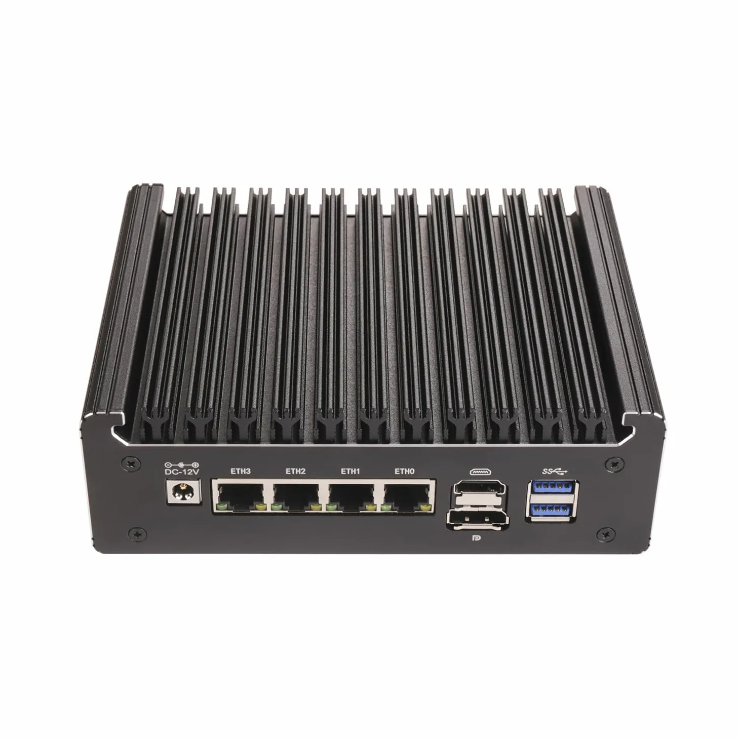 Micro Firewall Appliance, Mini PC, PFSense, OPNsense, VPN, Router PC, I3 8145U, RS52, AES-NI, Type-C, HDMI, DP, SIM Slot, 4 x 2.5GbE LAN, 4G RAM, 128G SSD