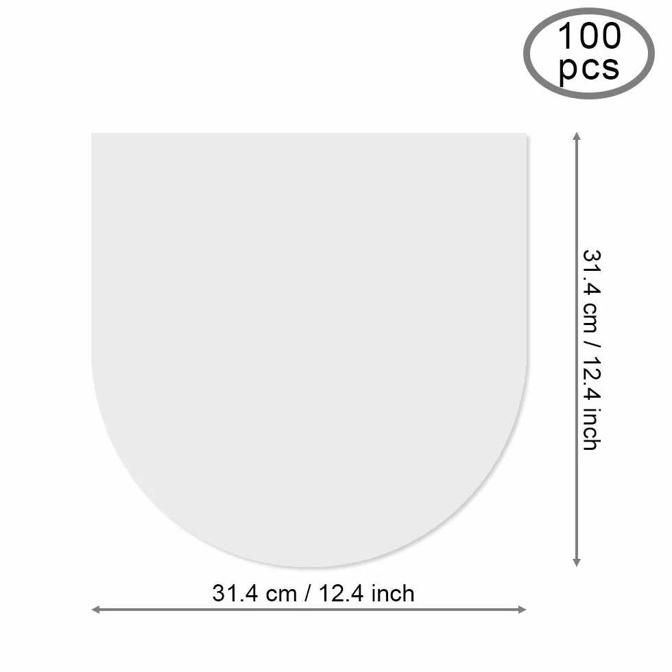100 Pz Buste per Vinile, 12" Buste per Dischi in Vinile Buste Interne in Vinile Busta Busta Transparenti Vinili lp Busta Antistatiche per Dischi in Vinili Custodie per Dischi in Vinil