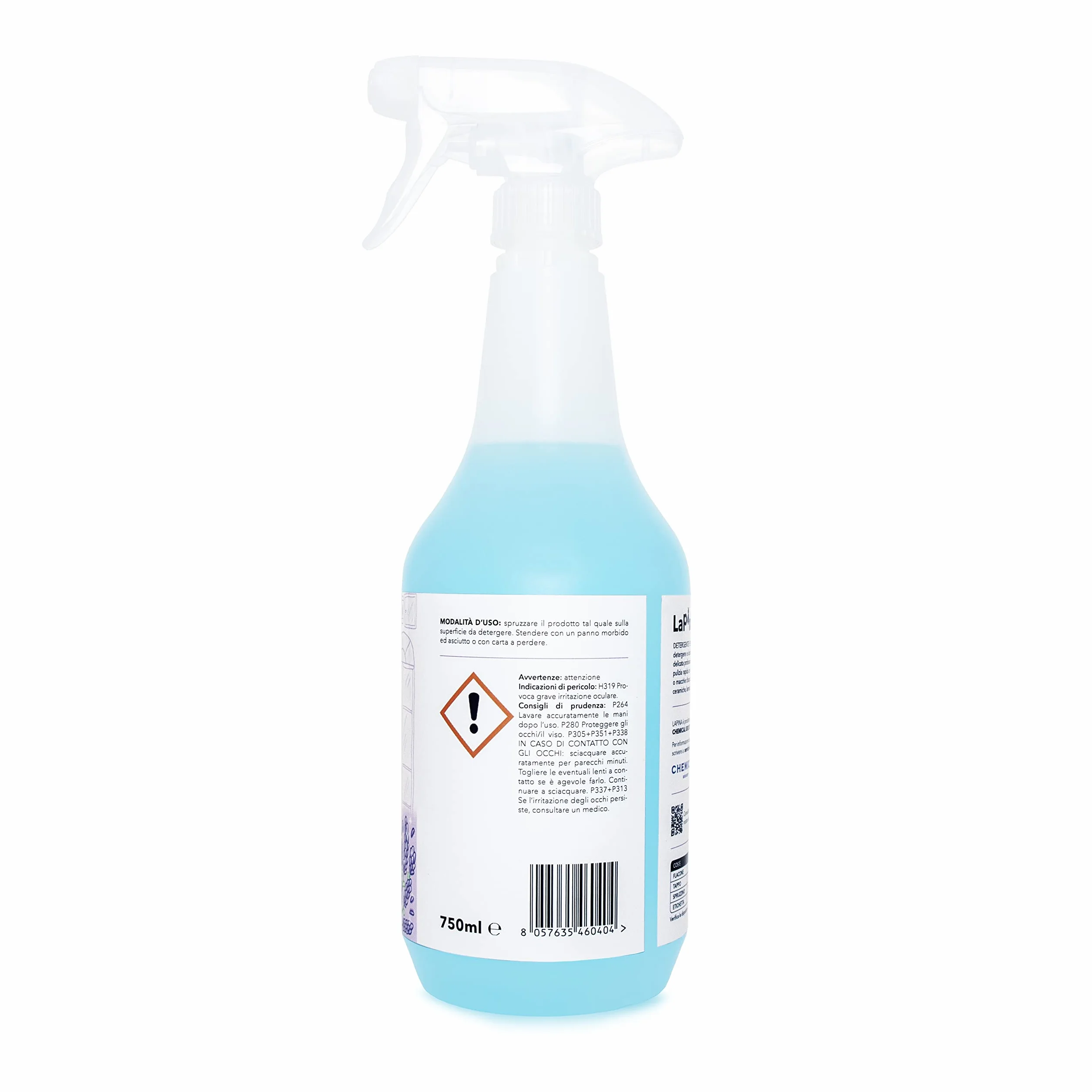 LaPina Detergente vetri alta efficienza LAVANDA 750ML