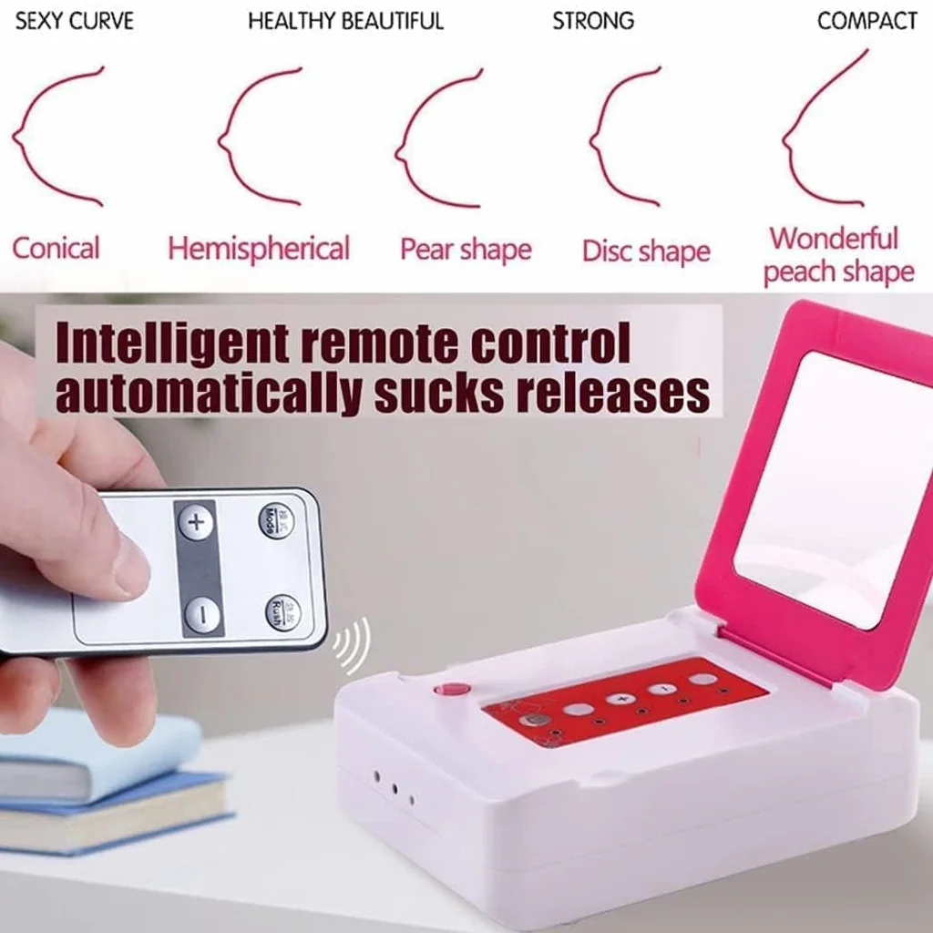 Elettrico Massaggiatore per Seno Femminile, Tazza per Ingrandimento del Seno, Coppa D