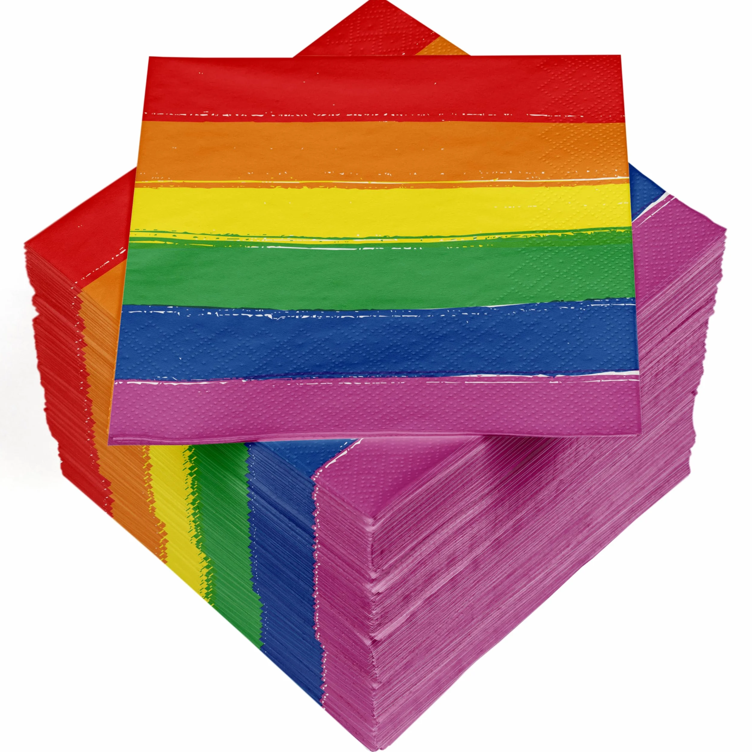 HEKU Tovaglioli a 3 veli 33 x 33 cm Arcobaleno Confezione Assorbente