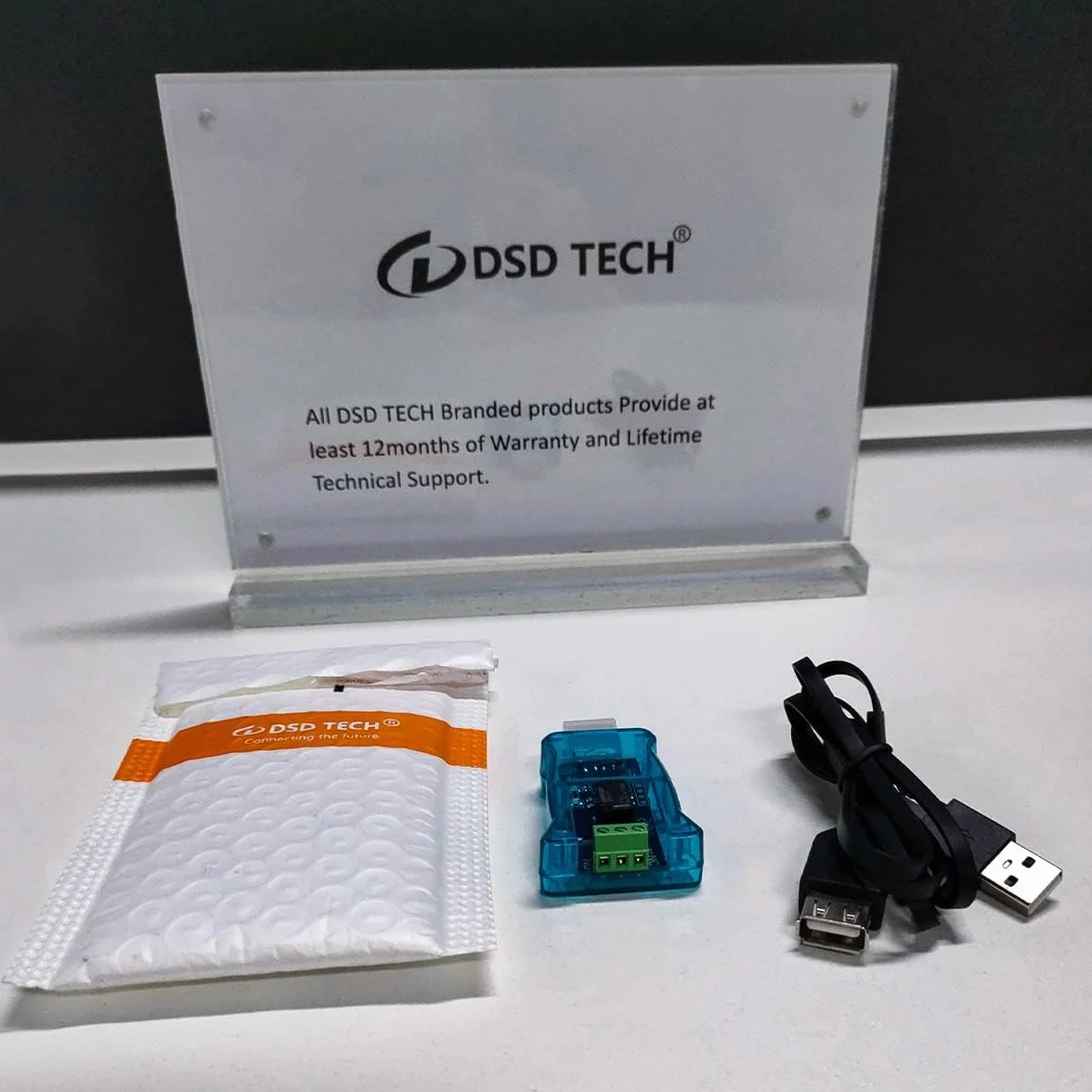 DSD TECH SH-UR01A Controller relè USB per Computer e Laptop(1CH)