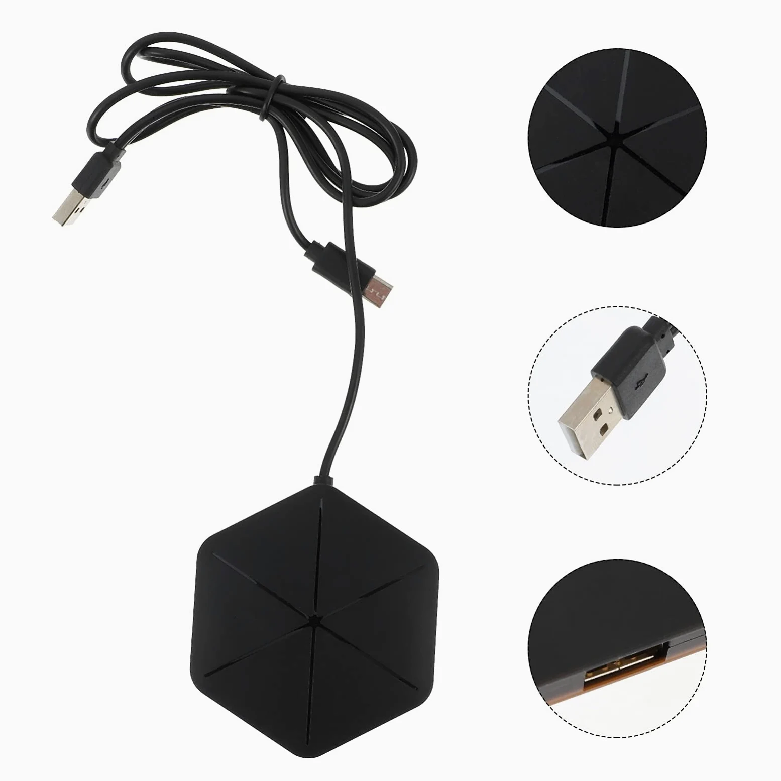 NUOBESTY 2pezzi Hub Usb Multifunzionale Portatile Otg Adattatore Compatibile Per Computer Tablet e Smartphone Design Trasferimento Type-c Otg