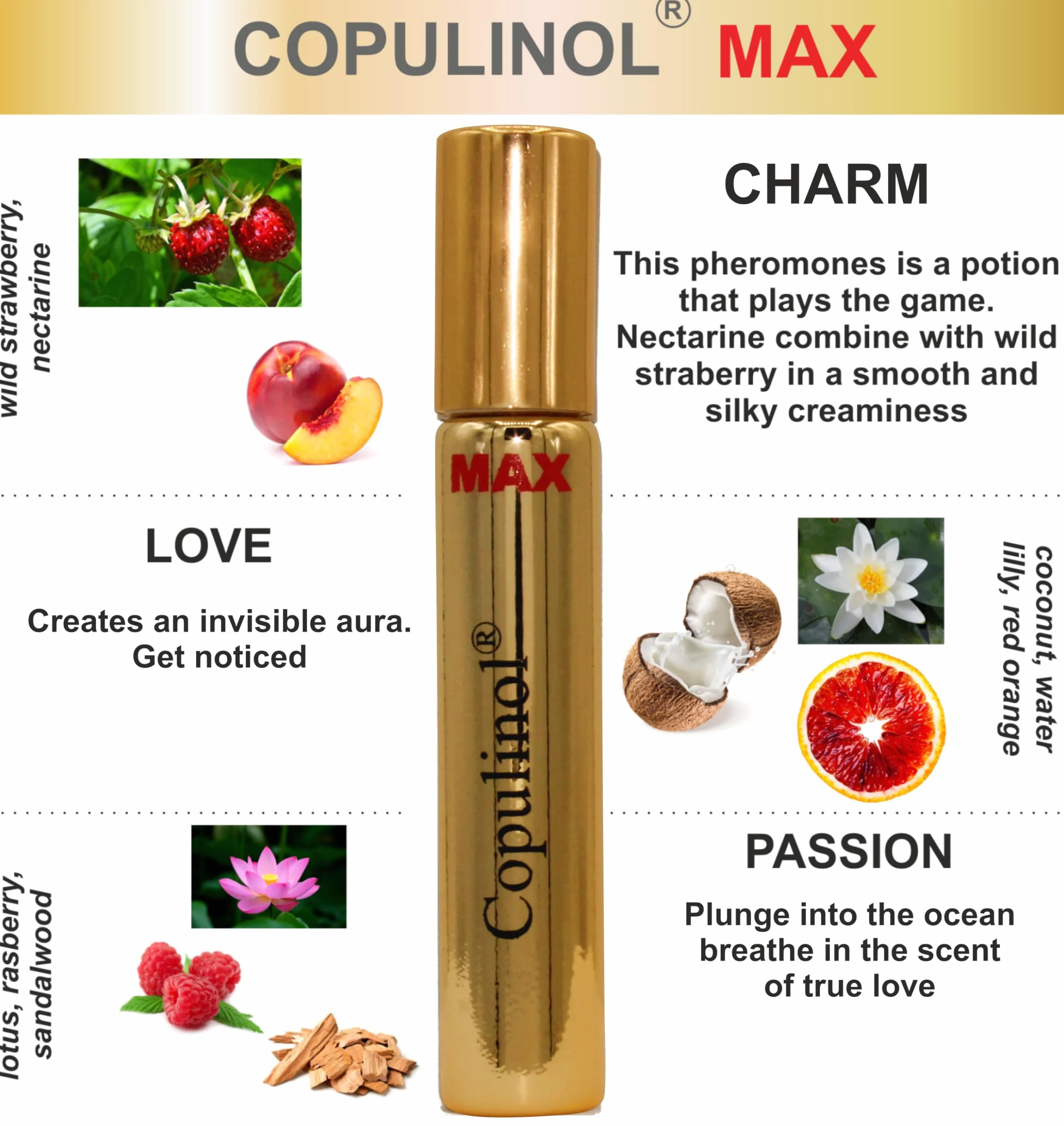 COPULINOL MAX feromone per donne roll-on 8 ml