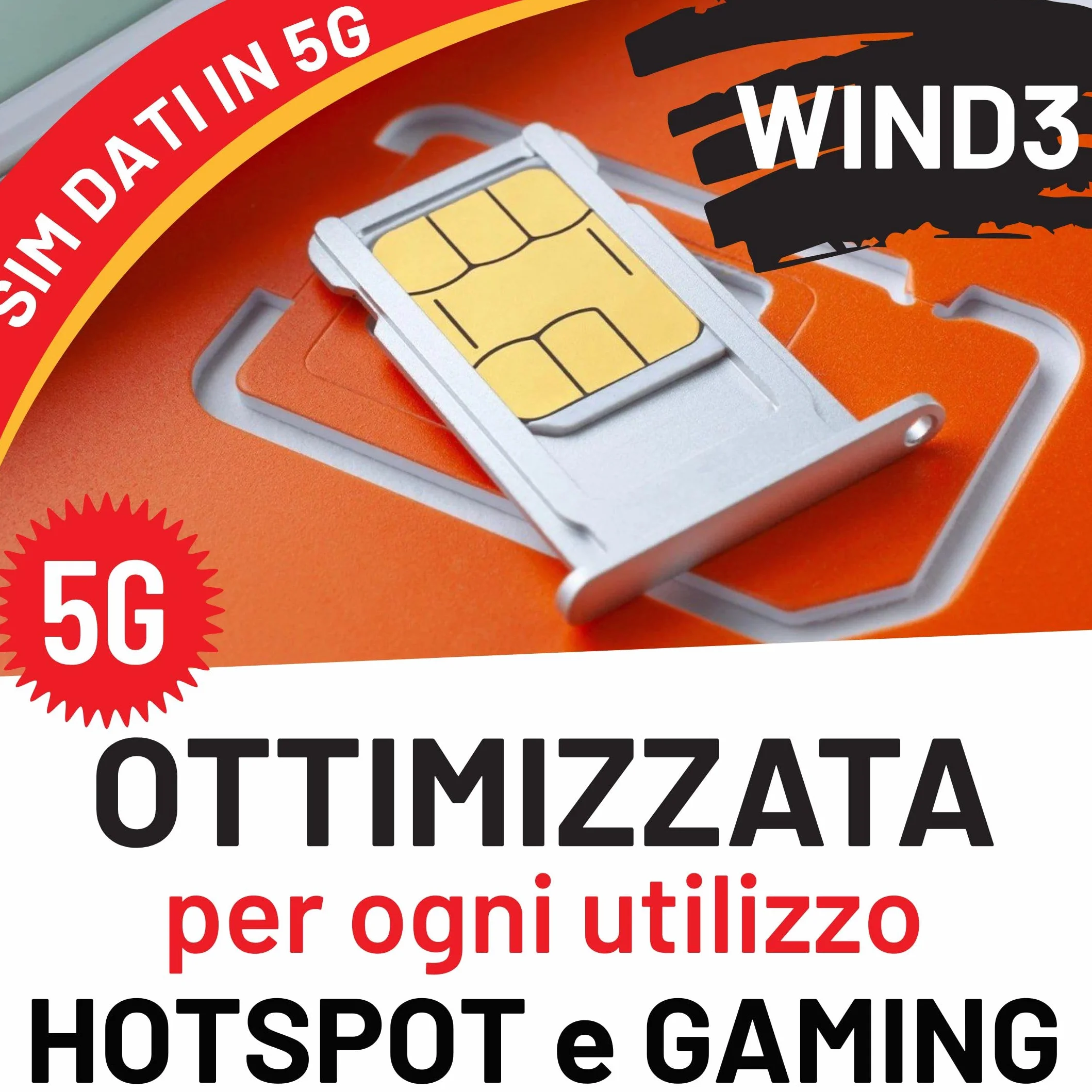 SIM DATI 5G GIGA ILLIMITATI VERI – parti con 100GB di Prova e poi decidi se attivare i Giga illimitati – La Carichi Solo Quando ti Serve – Full Speed Senza Limiti – Hotspot, Streaming & Gaming