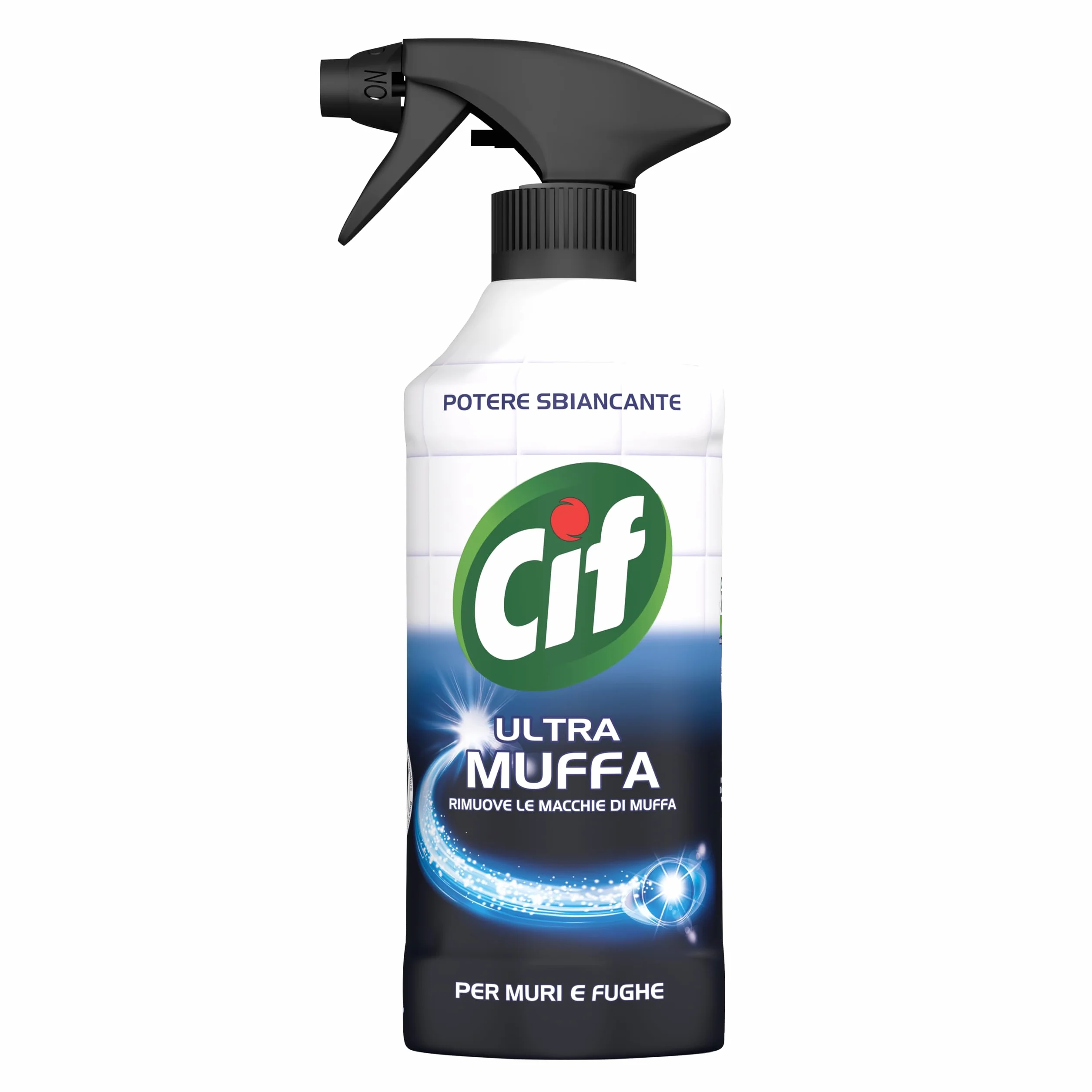 Cif Ultra Muffa Spray Antimuffa 500 ml Detergente per Muri Piastrelle Tende da Bagno