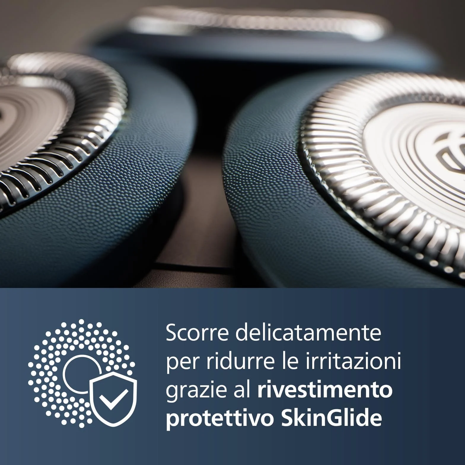 Philips Shaver 5000X Series Rasoio Elettrico Wet and Dry Skin Protect Testina Flessibile 360° Ricarica Rapida 5 Minuti Argento X5004/00