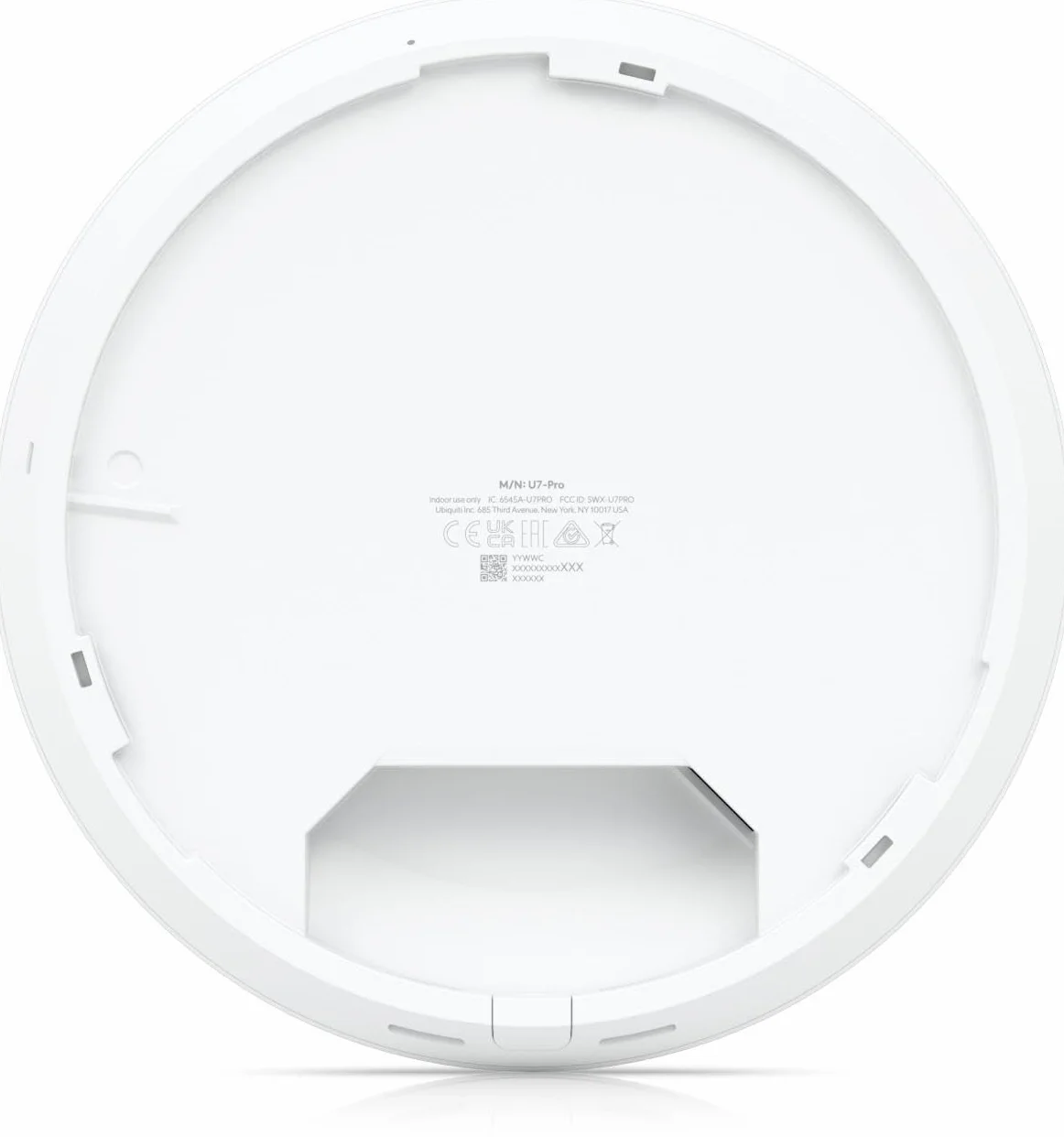 Ubiquiti U7-Pro Access Point WiFi 7, UniFi, Tri-Band 2.4/5/6 GHz, 2.5 GbE, Copertura 140 m², PoE+, Bianco