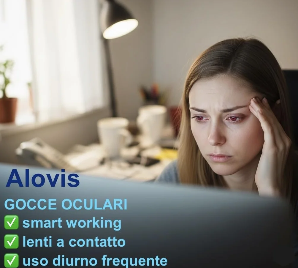 Alovis Collirio Sterile Lubrificante con Acido Ialuronico 10 ml