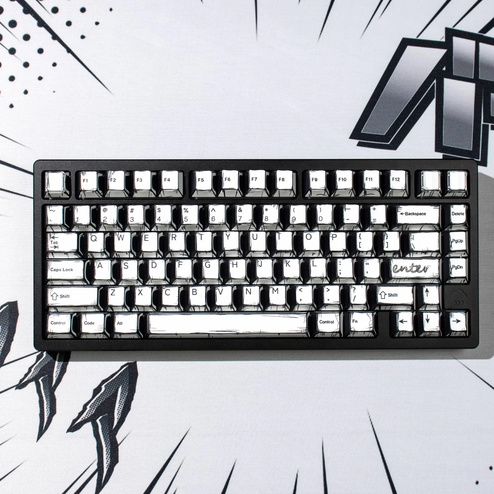 mintcaps PBT Retro Keycaps - Set di 141 tasti Cherry Profile Dye-Sub per Tastiera Meccanica Cherry MX