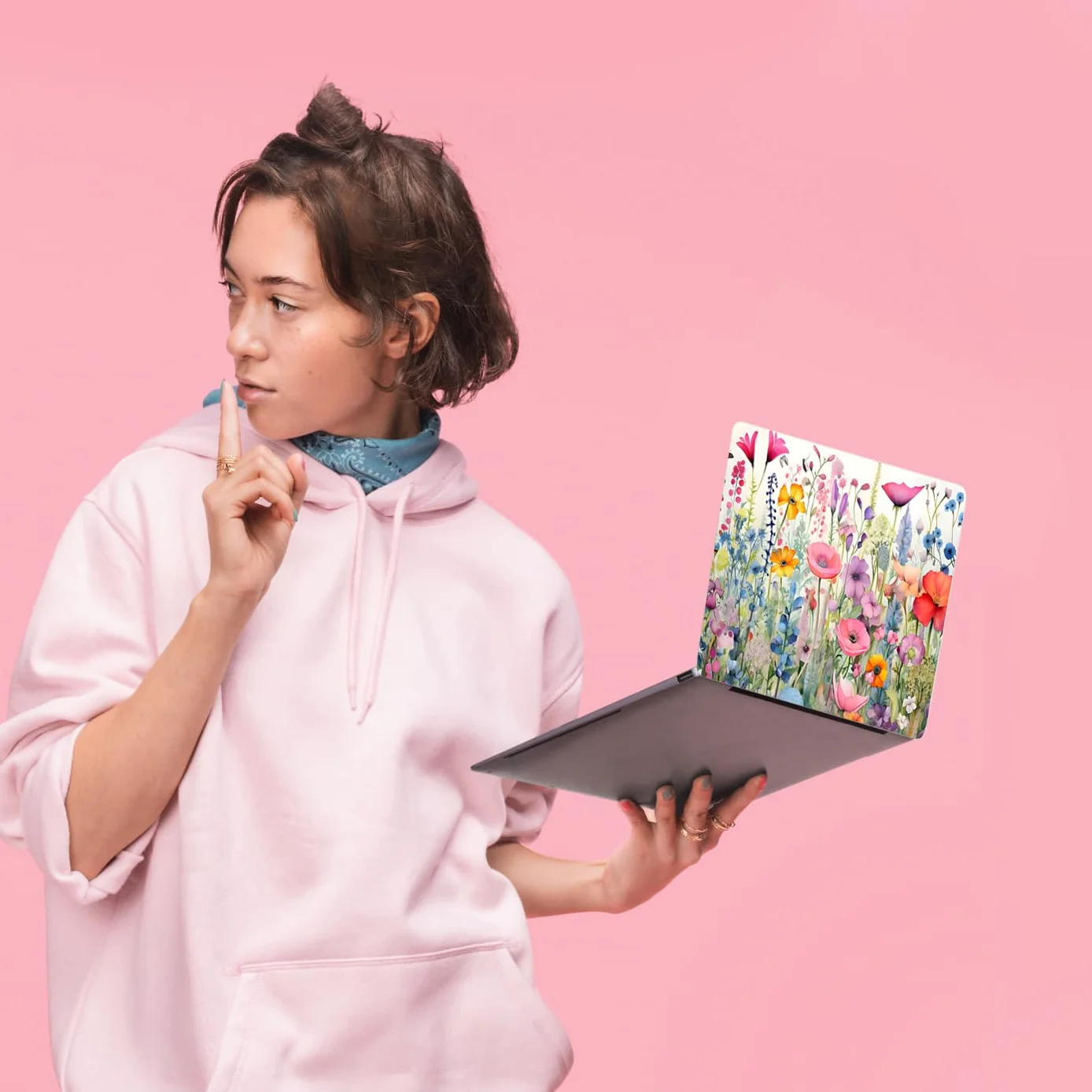 Protezione in vinile autoadesiva per laptop con design artistico, 13,3" 14" 15" 15,4" 15,6 pollici, adesivi per notebook, PC, MacBook (F13)