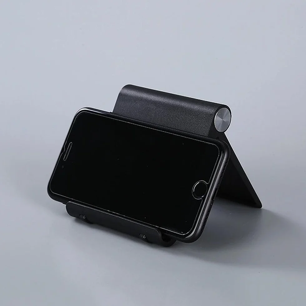 1pz Supporto Telefono Tablet Pieghevole, Supporto Creativo Portatile Desktop Regalo, Pieghevole Compatto Portatile, Stabile Adattamento Universale, Conveniente Pronto Per Regalo, Per Adulti, Perfetto