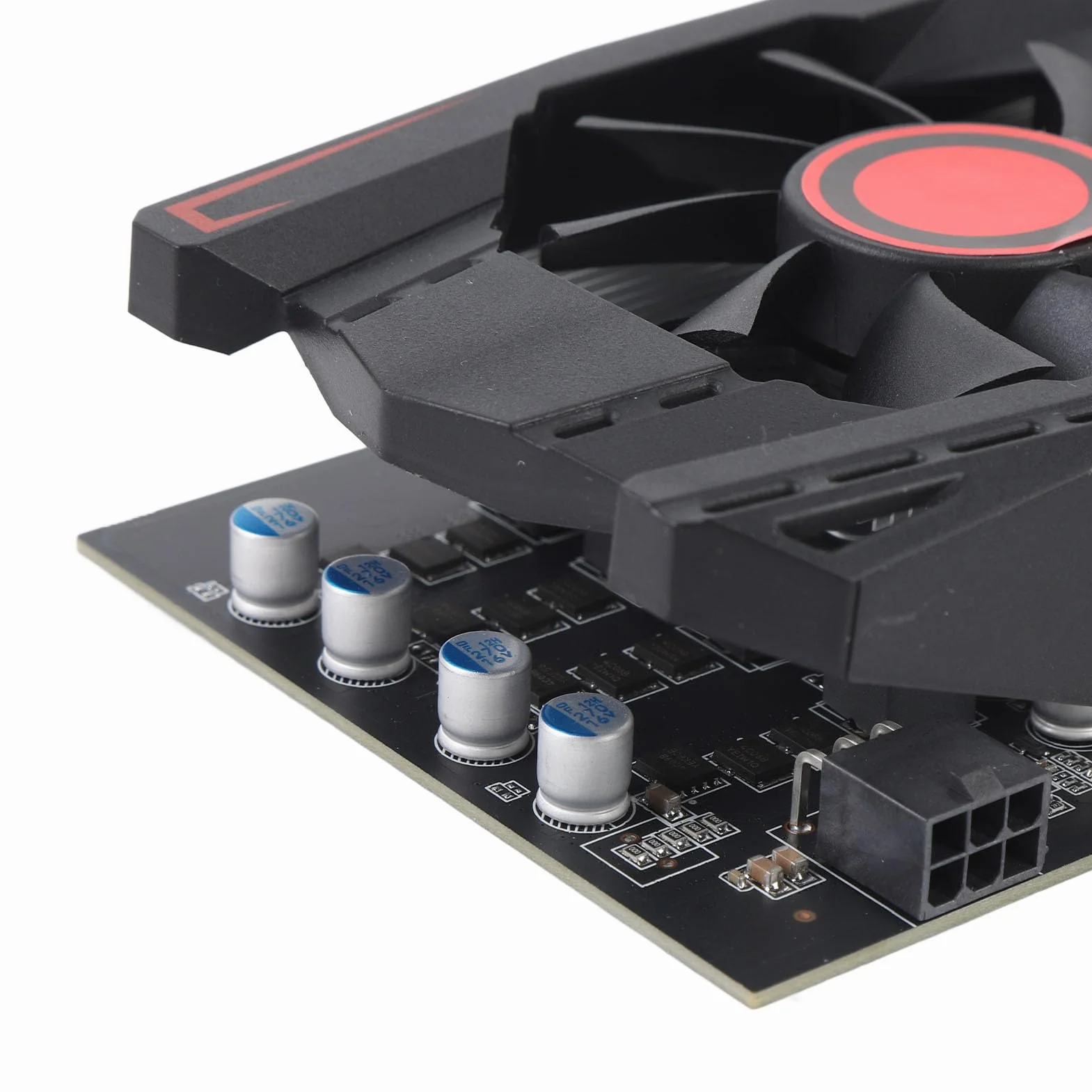 HERCHR Scheda Grafica Video per PC, Slot PCIE 2.0 16X a Doppia Ventola GDDR5 da 6 GB 16X Supporta Interfaccia Multimediale DVI VGA HD Scheda Video da Gioco per PC Desktop