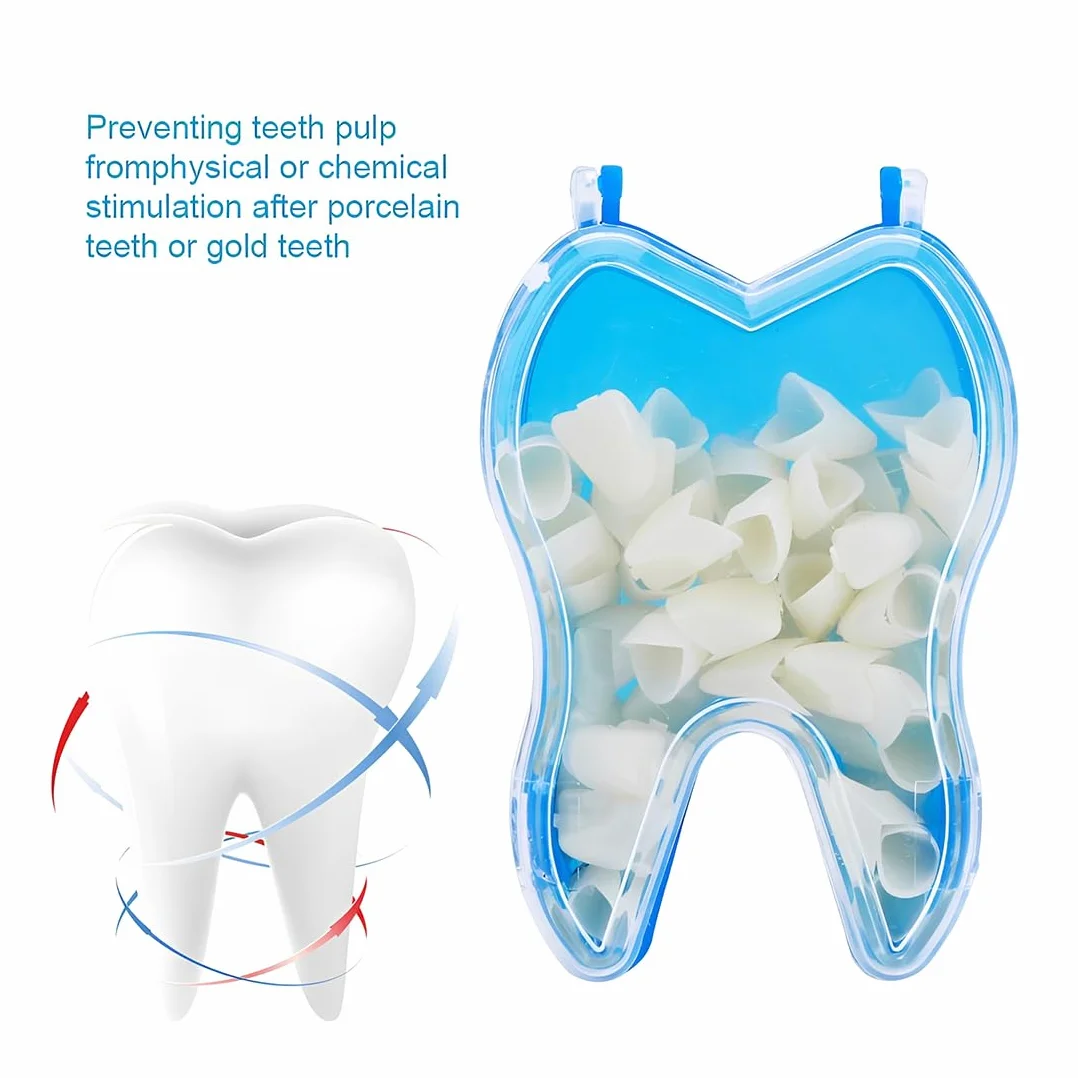 Faccette Dentali 100 Pezzi, Denti Finti Multiuso, Kit di Riparazione Dentale per Denti Anteriori e Posteriori