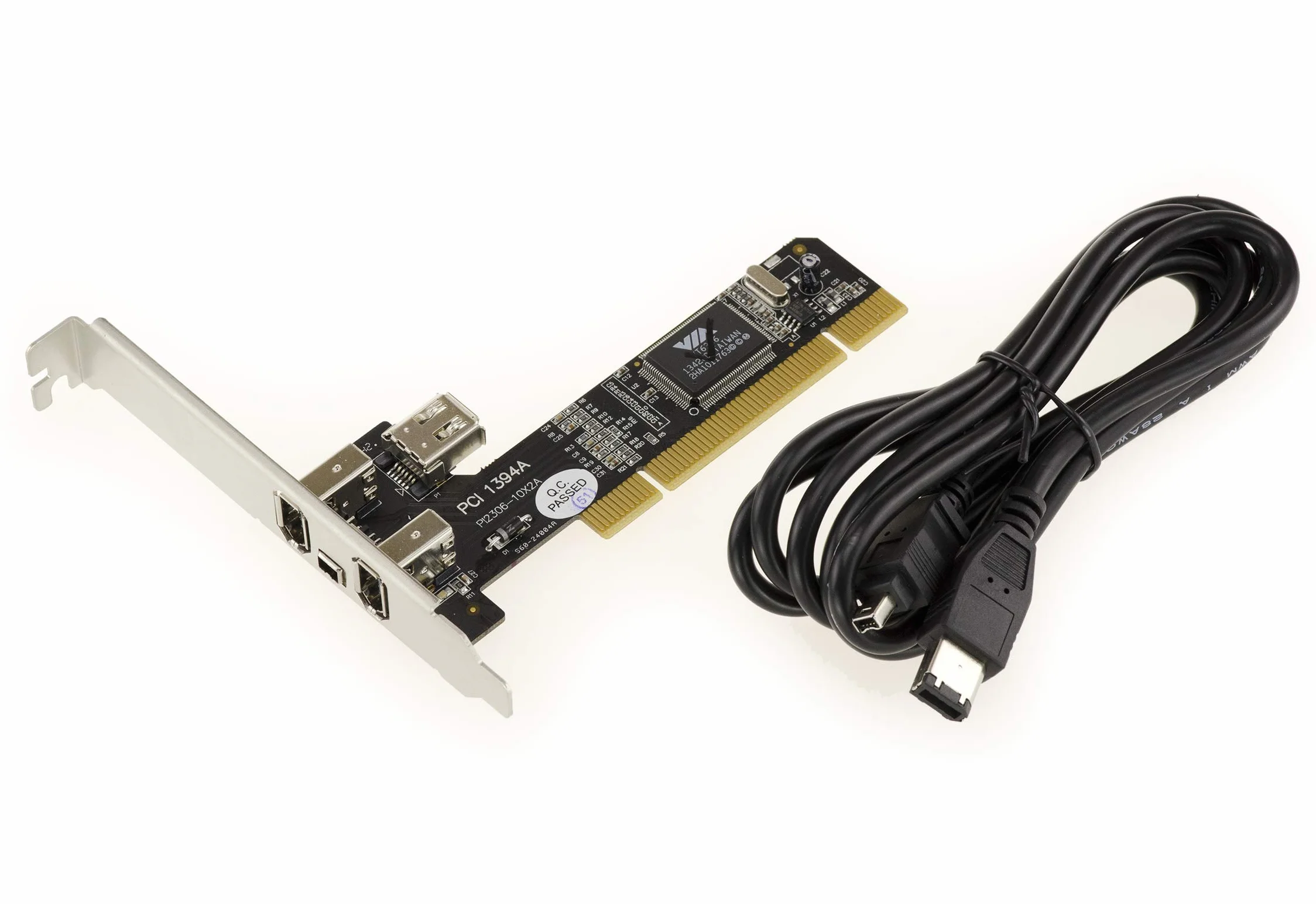 KALEA-INFORMATIQUE Scheda controller PCI-FireWire 400 IEEE1394a a 3+1 porte con chipset Via e cavo ILink da 1,5M in dotazione