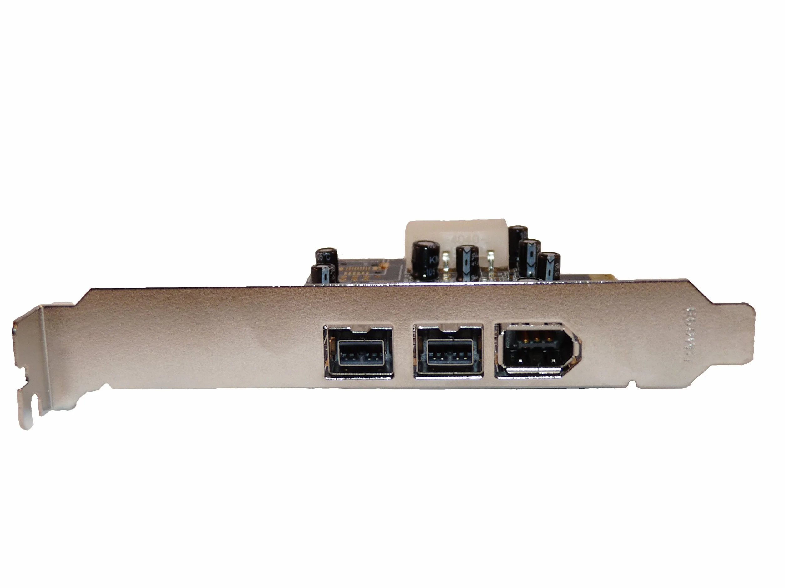 Scheda Controller PCI Express1x (PCIe) a 2 porte FIREWIRE 800 IEEE1394B e 1 porta FIREWIRE 400 IEEE1394A. Chipset Texas Instrument. By Computer District