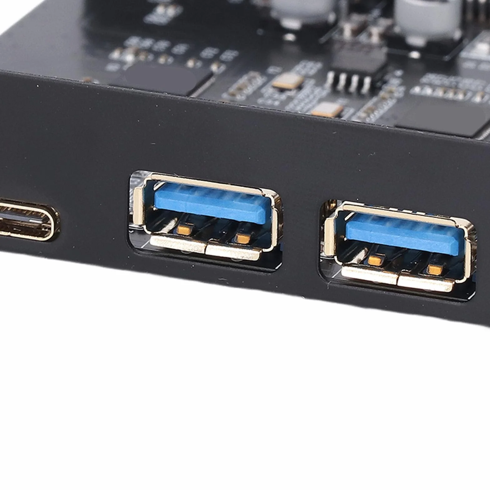 Scheda PCIe a USB 3.2 Gen 1 con Larghezza di Banda di 5 Gbps, 3 Porte USB Type-A e 2 Porte USB Type-C, Scheda di Espansione PCIe per PC Desktop