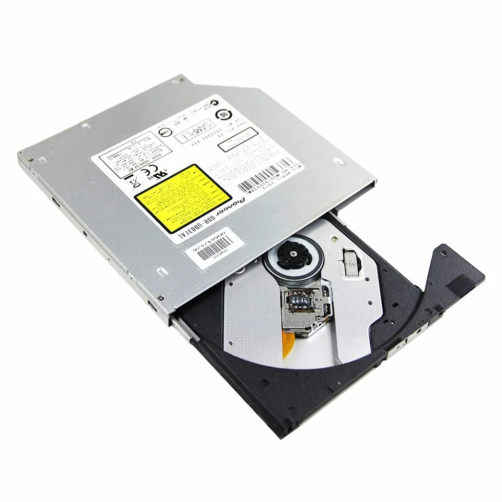 Masterizzatore Blu-ray 3D da 9,5 mm Slim SATA Optical Drive, per Pioneer BDR-UD03 UD03FAL BDR-UD02, Dual Layer BD-RE DL TL BDXL 100GB Blue-ray 8X DVD+-R/RW