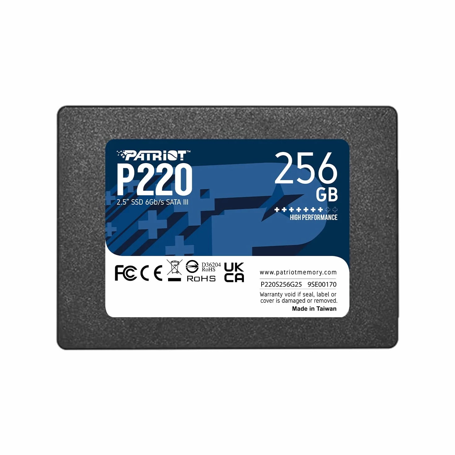 SSD Unità a Stato Solido SATA 3 2.5" Interno Patriot P220 256GB