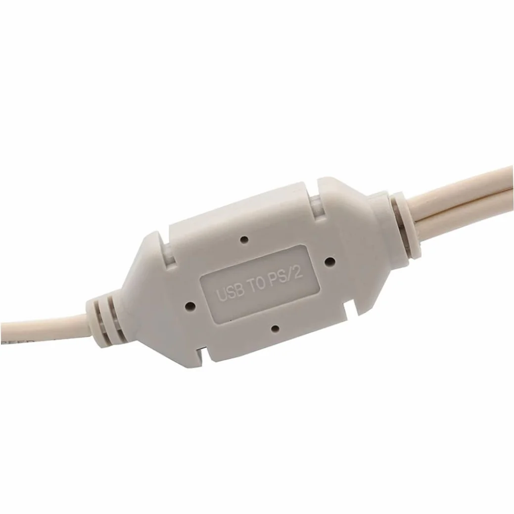 1 confezione di cavo adattatore convertitore da USB a doppia tastiera PS2 per PC portatile, cavo USB, convertitore, adattatore, da a PS/2, per laptop