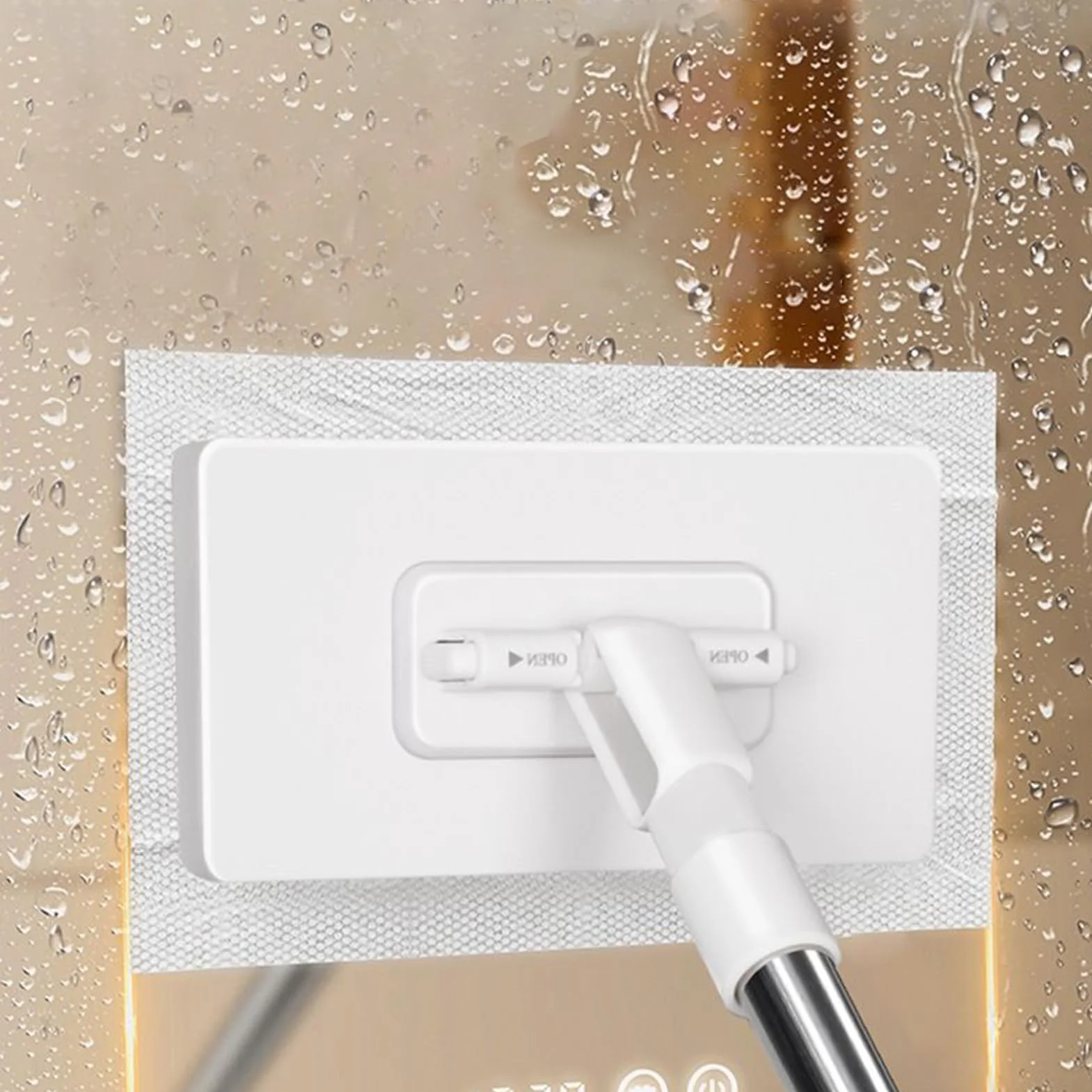 Con Salviette Umidificate Clip, Monouso, 4 Panni Riutilizzabili, Kit Pulizia Rapida Pavimenti Bagno