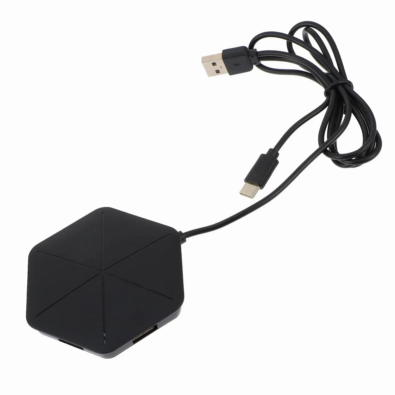 NUOBESTY 2pezzi Hub Usb Multifunzionale Portatile Otg Adattatore Compatibile Per Computer Tablet e Smartphone Design Trasferimento Type-c Otg